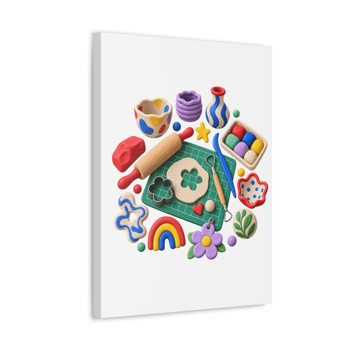 Miniature Clay Sculpting Workshop Canvas