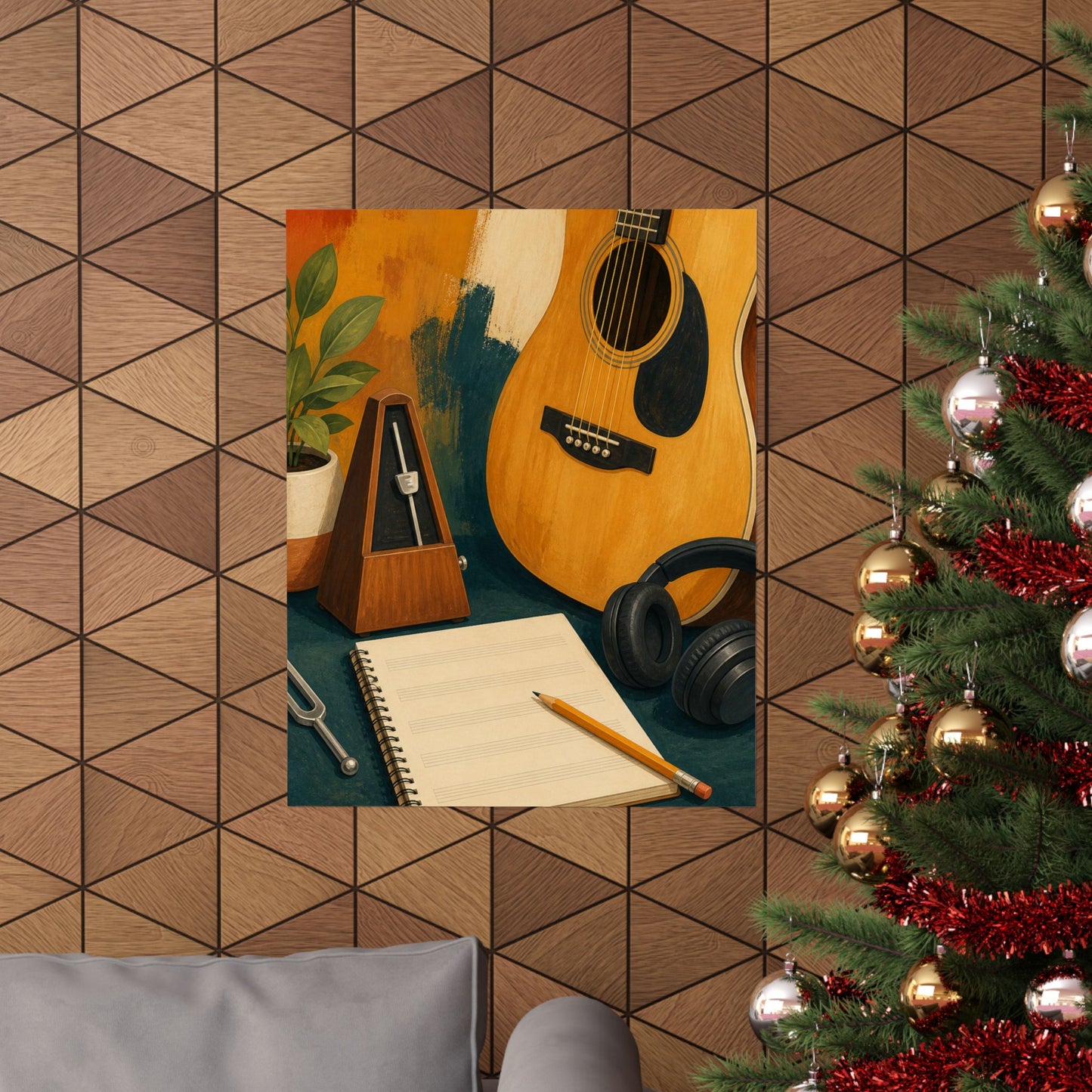 Warm Music Practice Hobby Poster