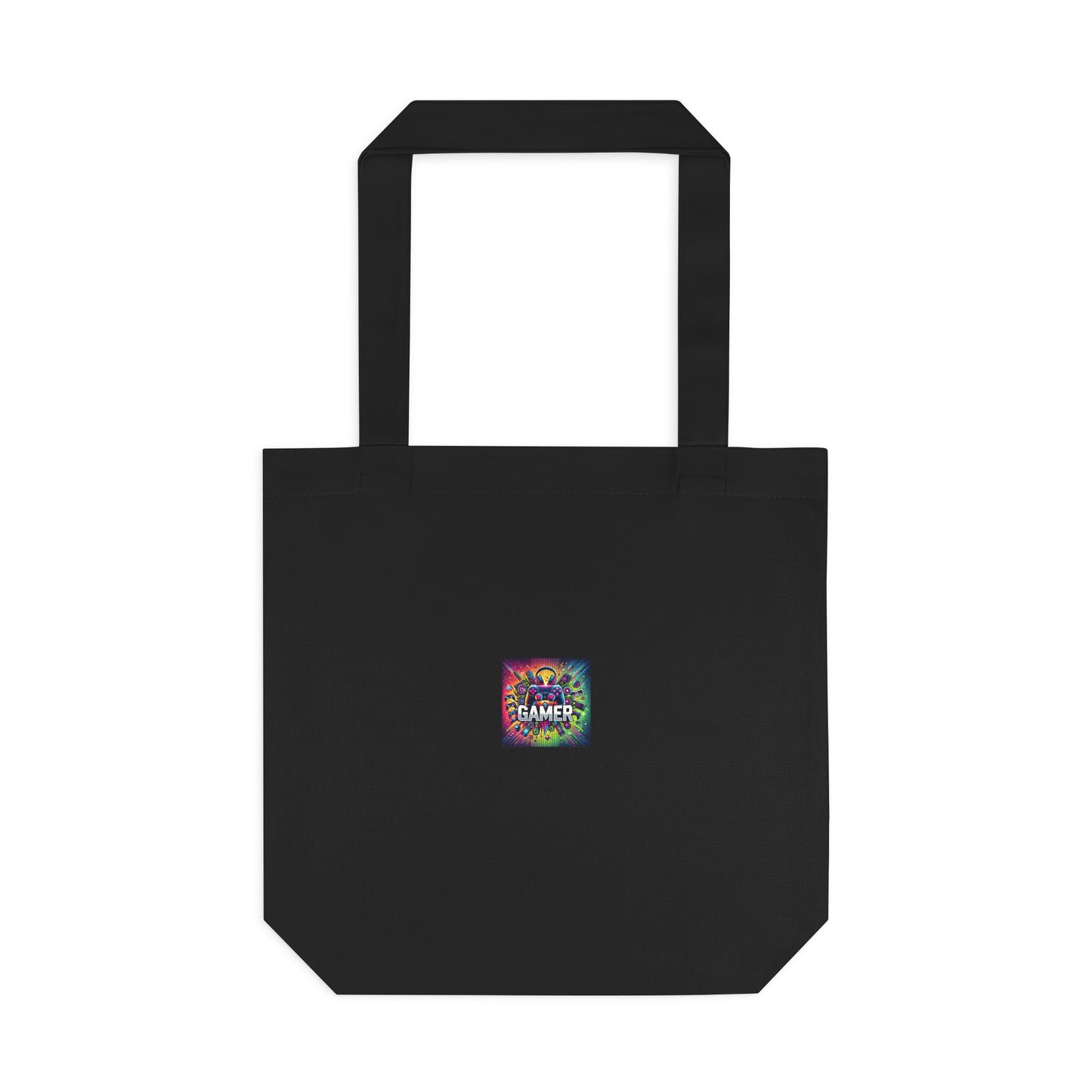 Neon Gamer Energy Retro Arcade Gaming Tote Bag Gift