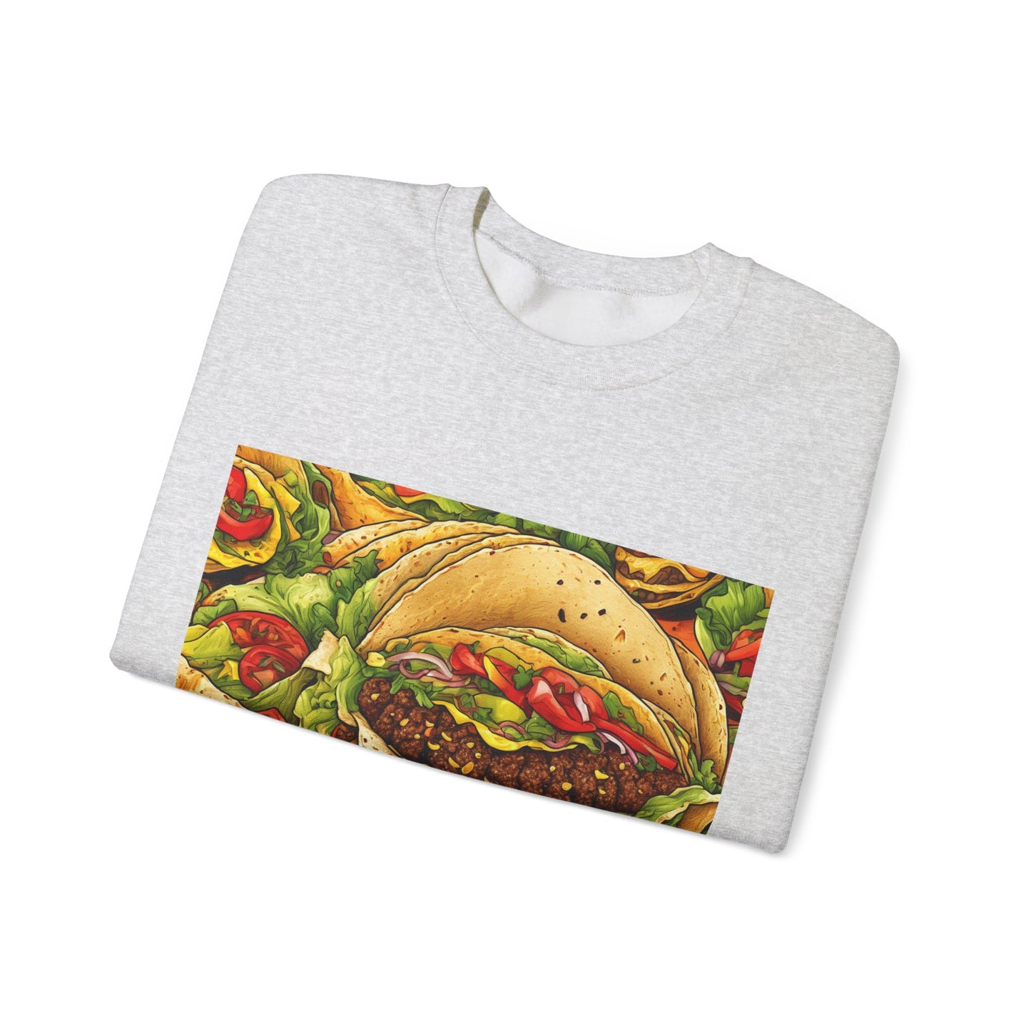 Stacked Taco Fiesta Foodie Gift Art Sweatshirt