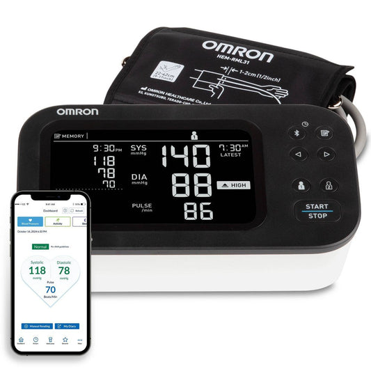 Omron 10 Series Wireless Upper Arm Blood Pressure Monitor, Multi-User – Each