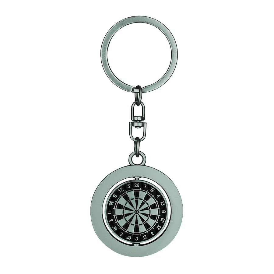 Colonial Spinning Dartboard Key Chain
