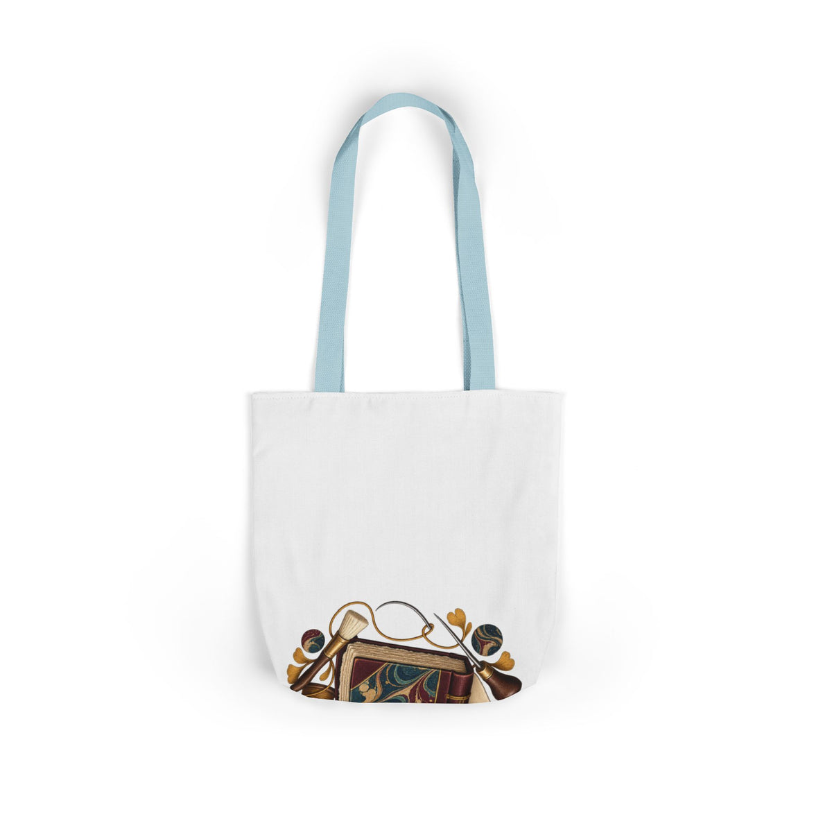 Traditional Marbled Bookbinding Workshop Tote Bag