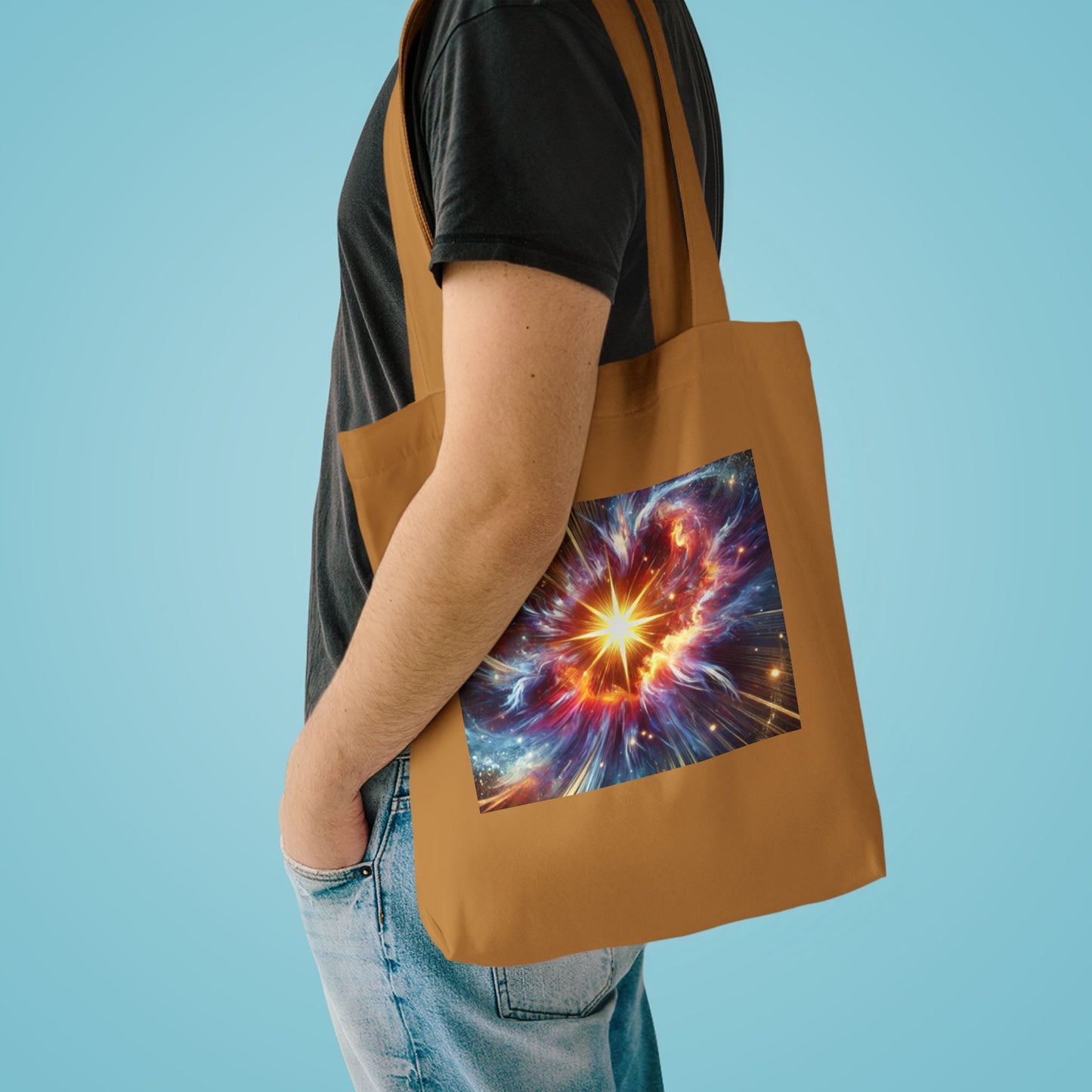 Cosmic Starburst Energy Abstract Space Tote Bag Astronomy Gift