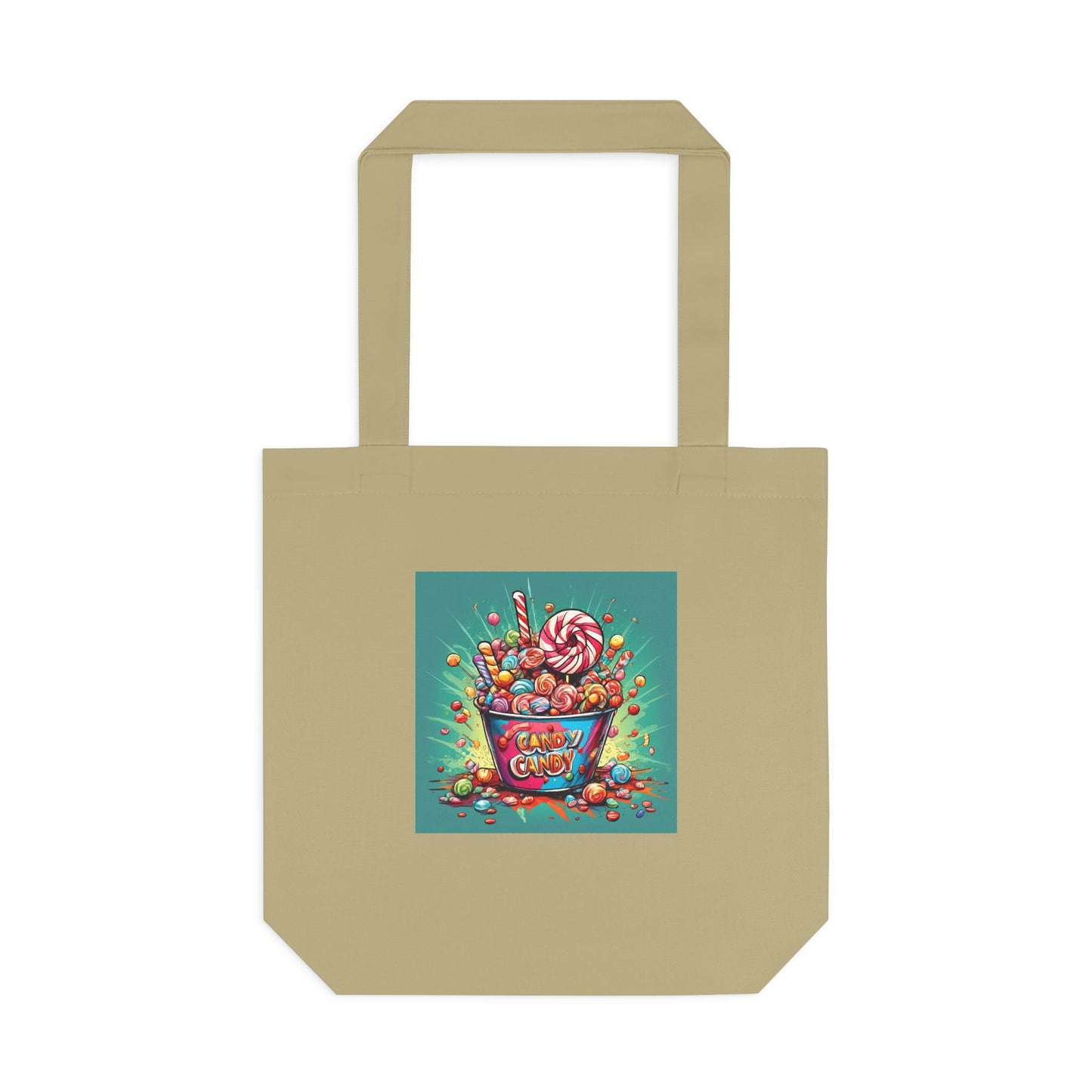 Holiday Candy Bucket Sweets Gift Art Tote Bag