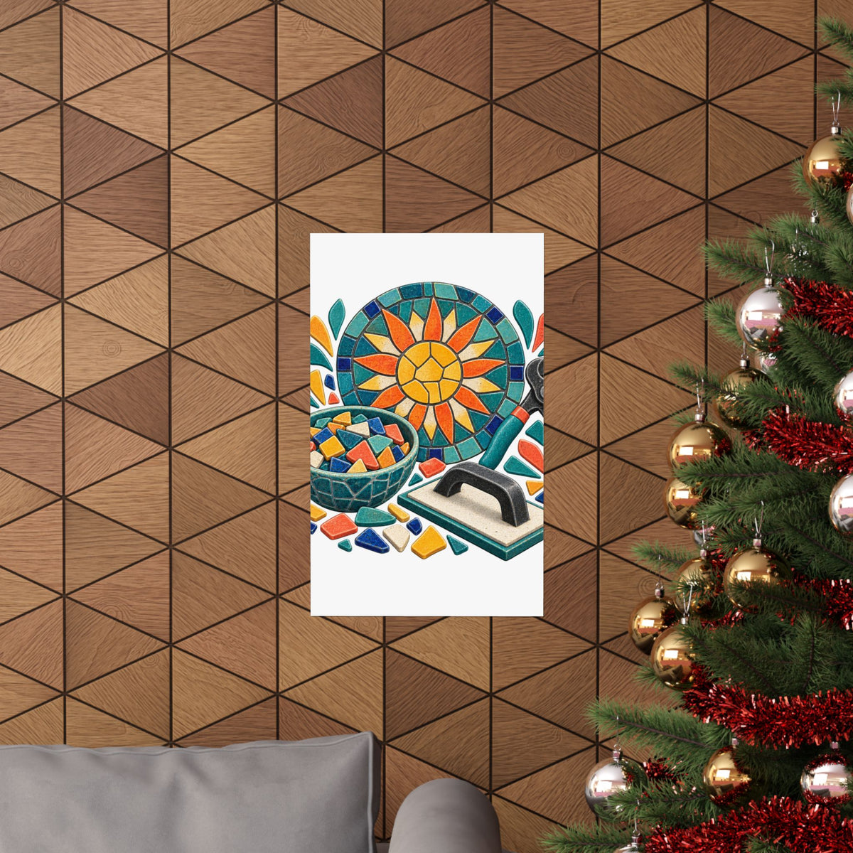 Sunburst Mosaic Making Workshop Poster