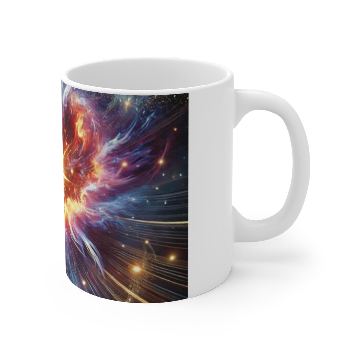 Cosmic Starburst Energy Abstract Space Coffee Mug Astronomy Gift