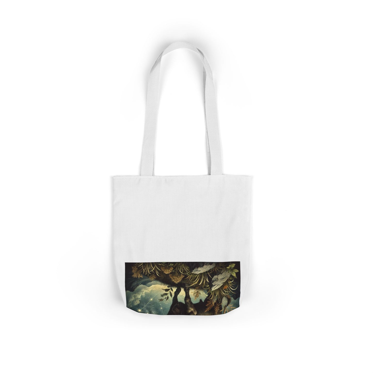 Taurus Bull Constellation Celestial Canvas Tote Bag