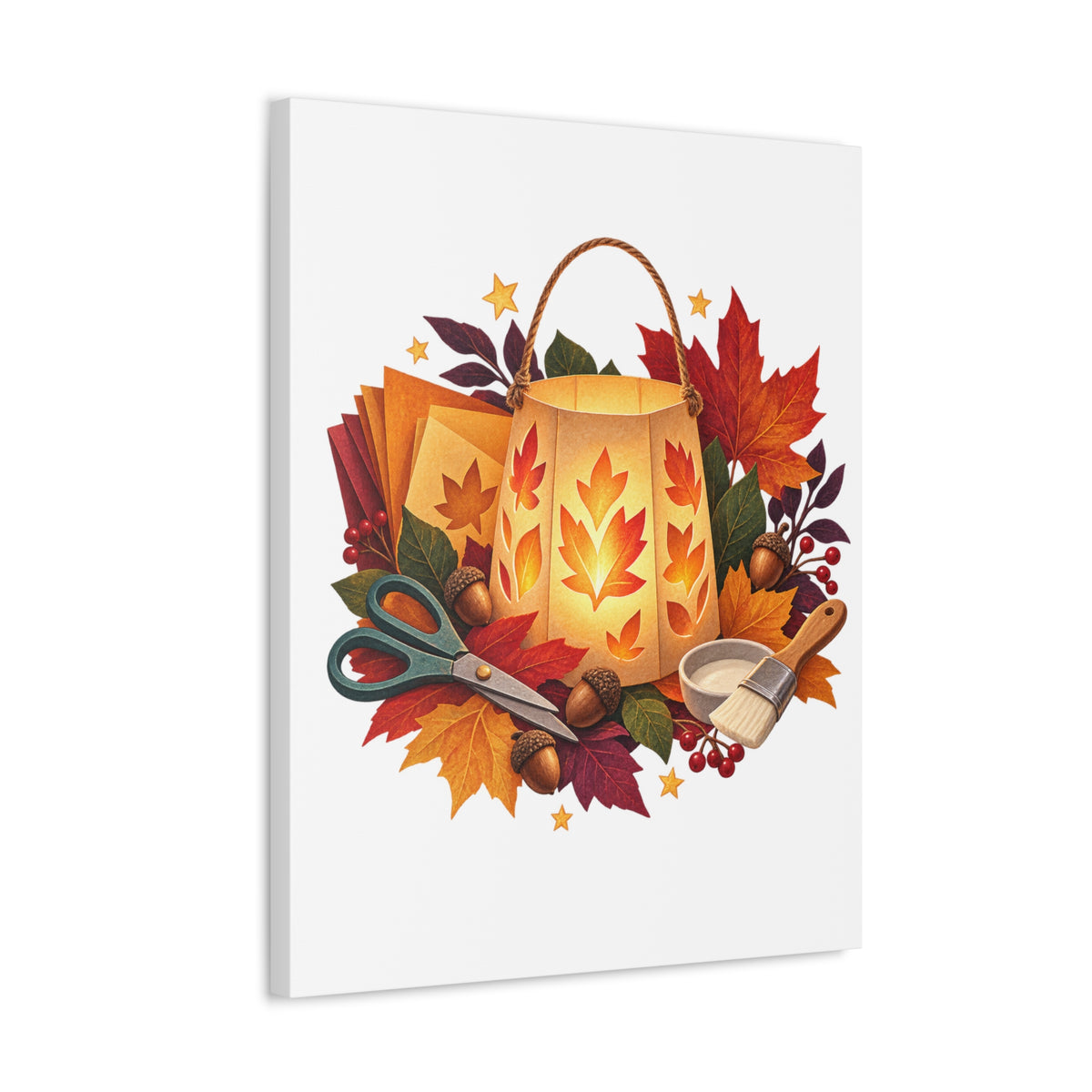 Autumn Lantern Making Workshop Canvas