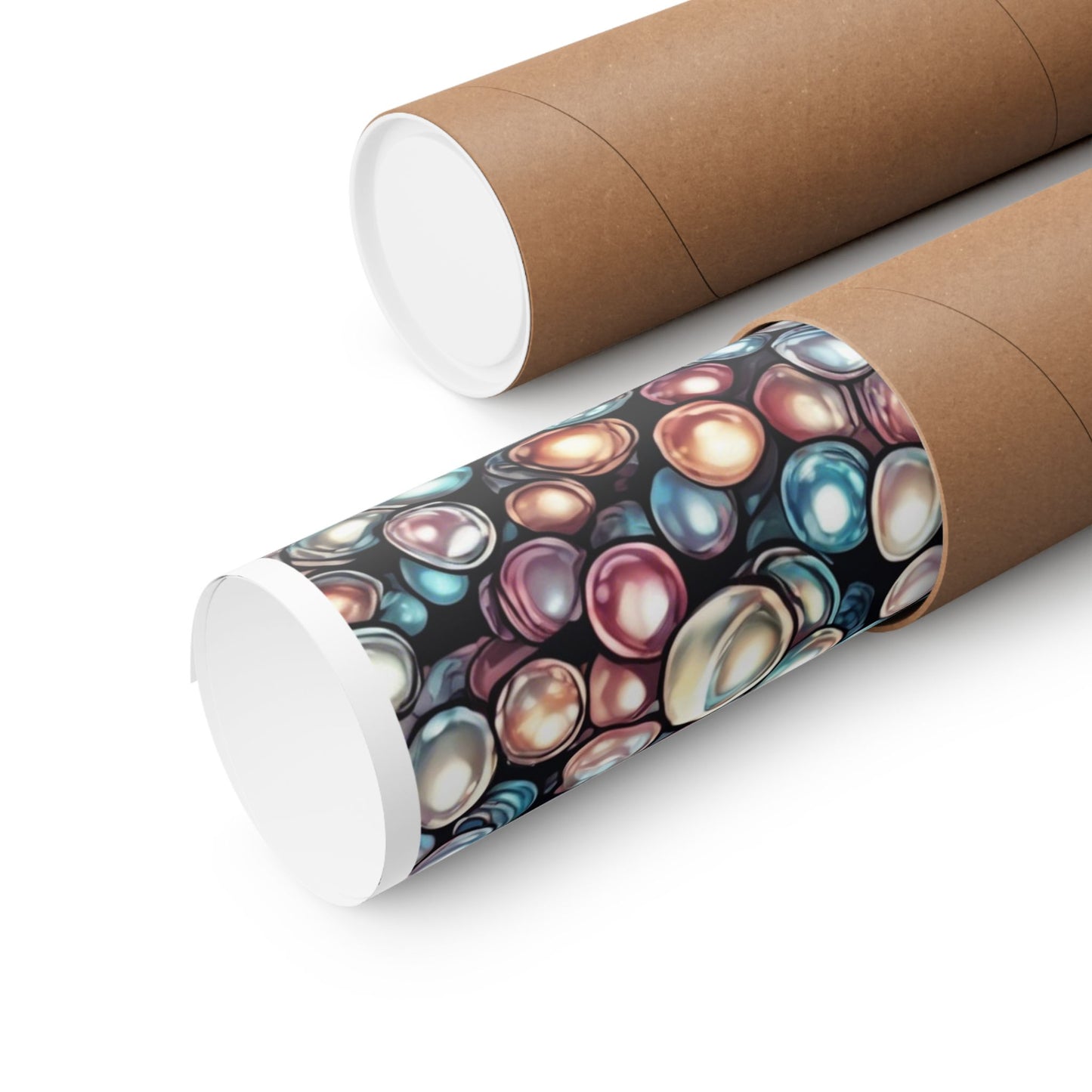 Pearl Bubble Pattern Abstract Gift Art Poster