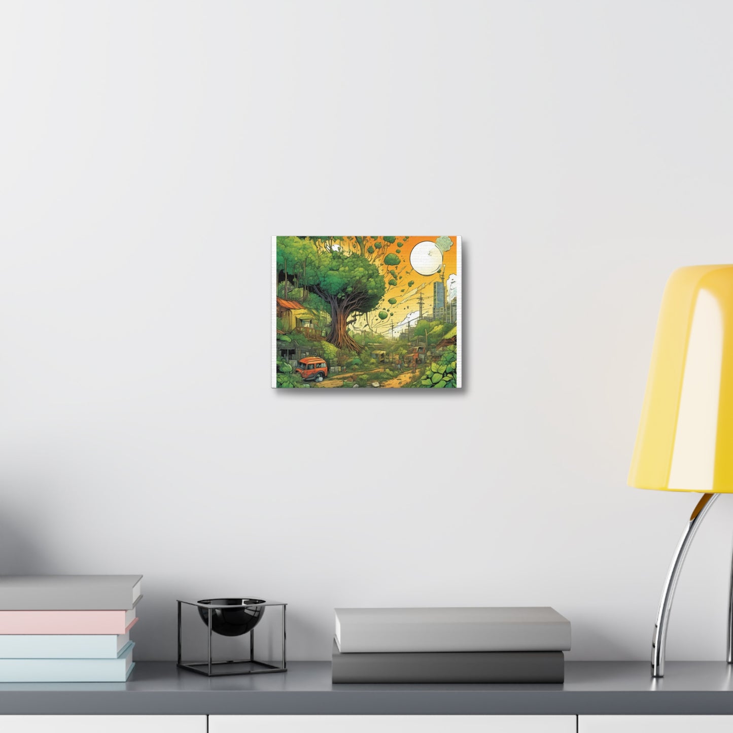 Cottage Road Landscape Nature Gift Art Canvas