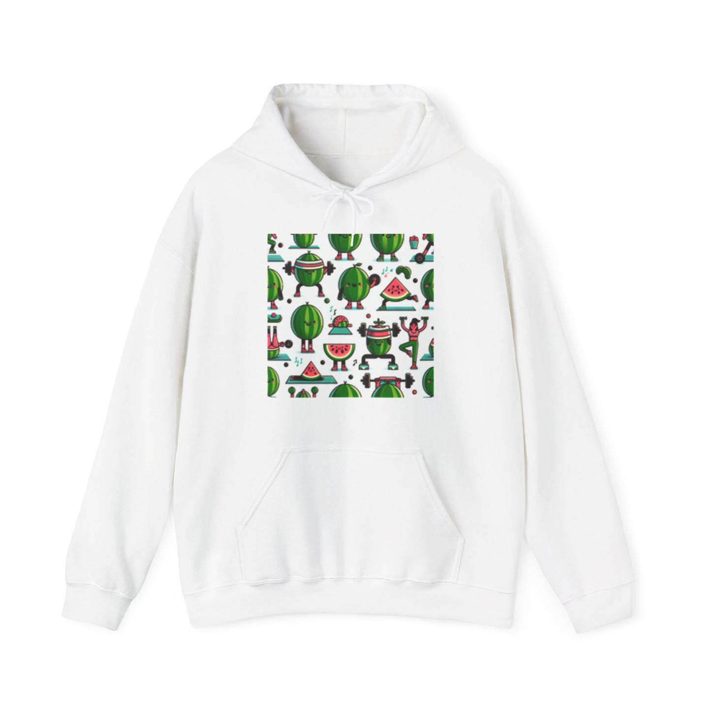 Watermelon Workout Club Cute Food Fitness Graphic Hoodie