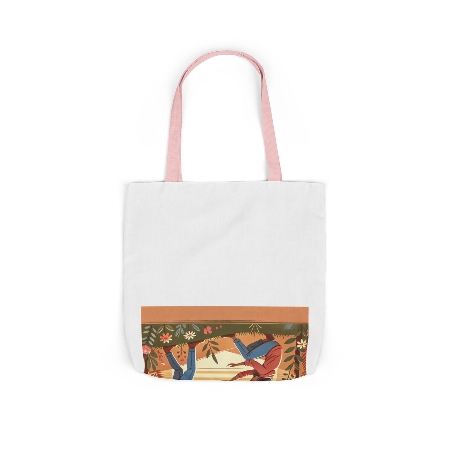Helping Hands Sunset Garden Canvas Tote Bag
