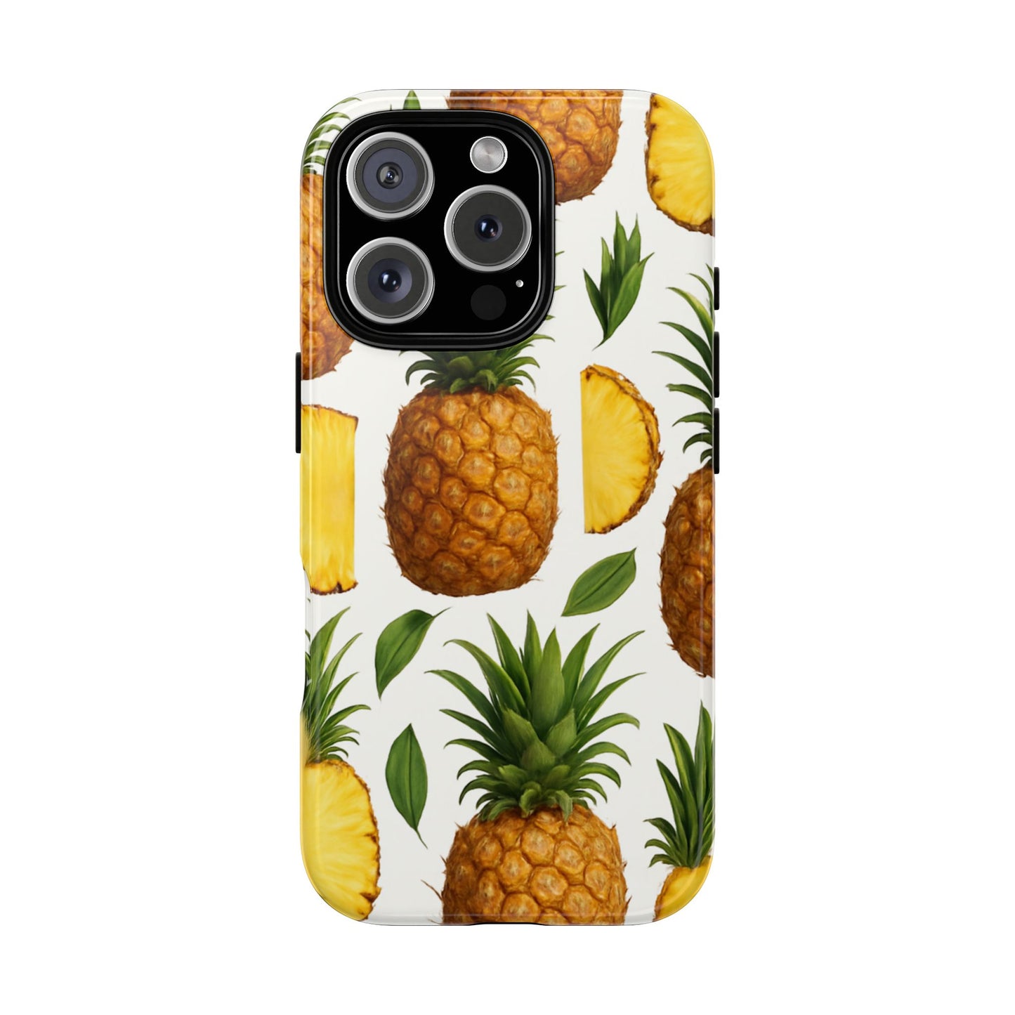 Pineapple Phone Case - Tough Cases, Tropical Phone Cover, Summer Vibe Accessories, Cute Pineapple Design, Fun Gift for Fruit Lovers