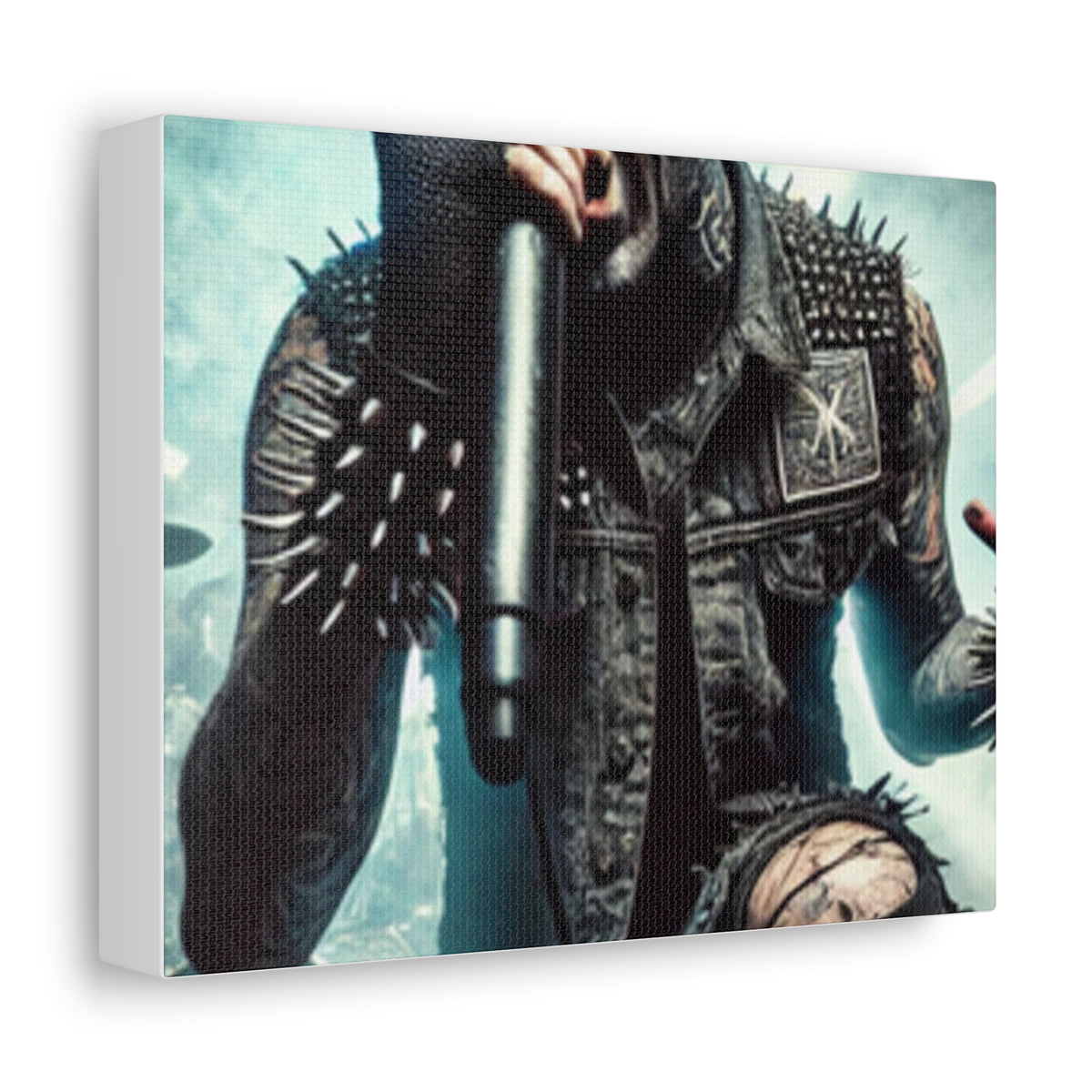 Punk Rock Vocalist Stage Energy Music Room Canvas Art