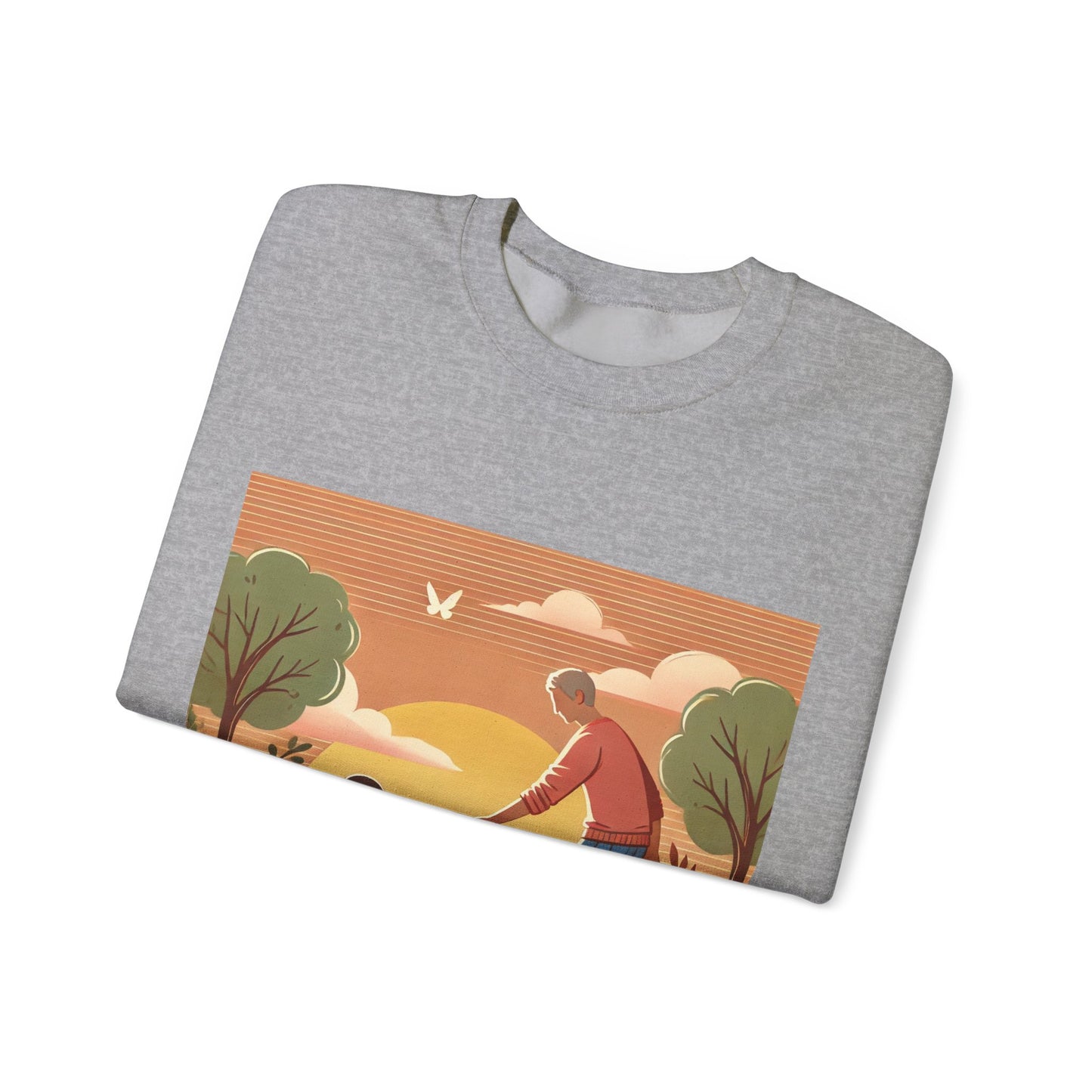 Helping Hands Sunset Garden Sweatshirt