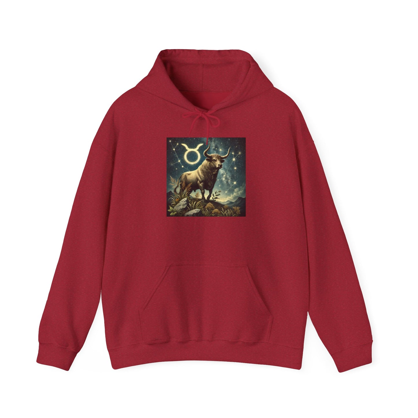 Taurus Zodiac Sign Unisex Hooded Sweatshirt - Cozy Heavy Blend™ Hoodie with Stylish Astrological Design - Great Gift Idea!