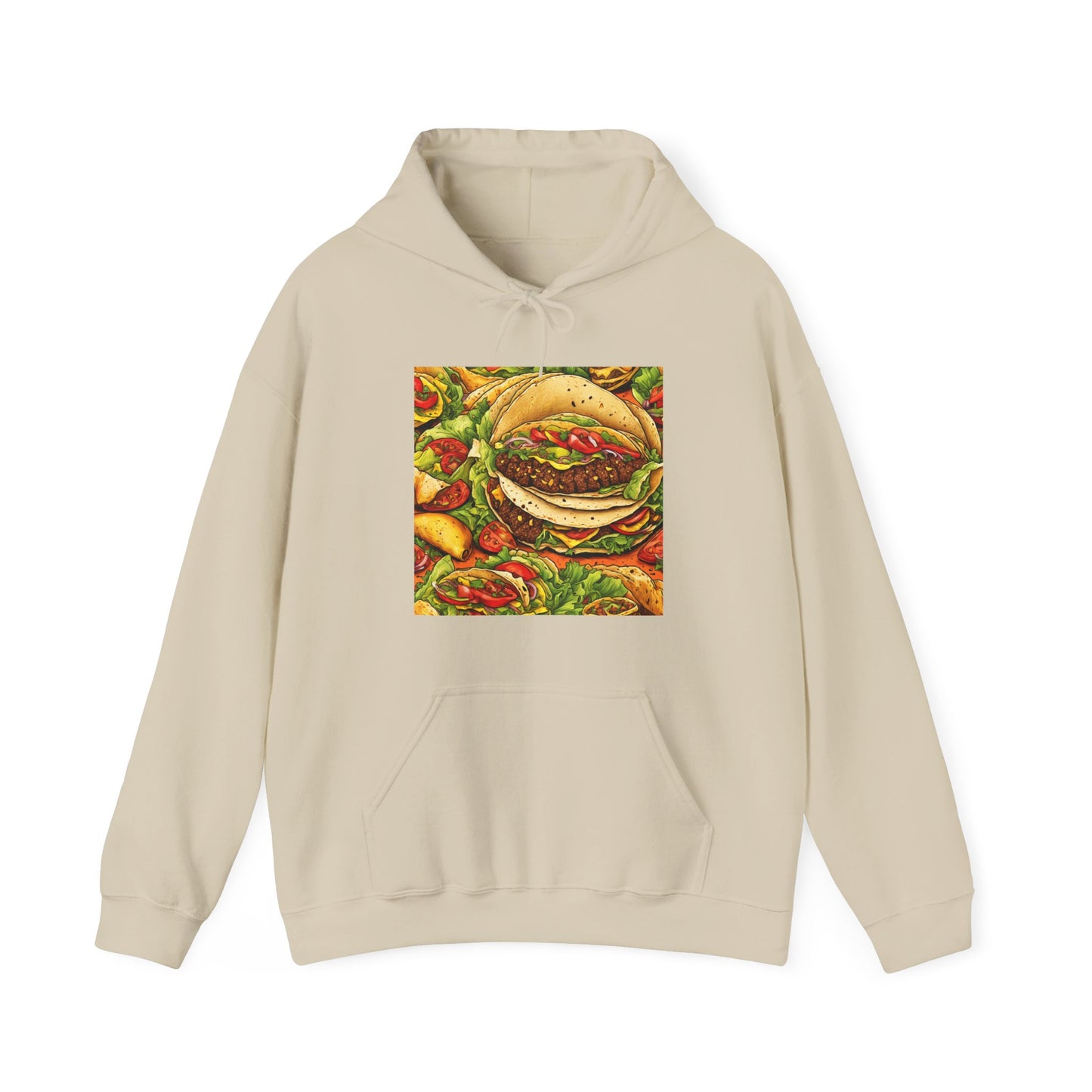 Stacked Taco Fiesta Foodie Gift Art Hoodie