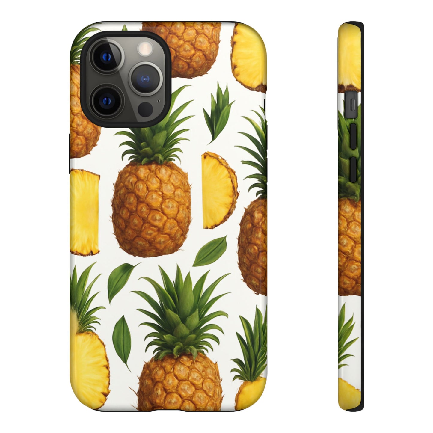 Pineapple Phone Case - Tough Cases, Tropical Phone Cover, Summer Vibe Accessories, Cute Pineapple Design, Fun Gift for Fruit Lovers