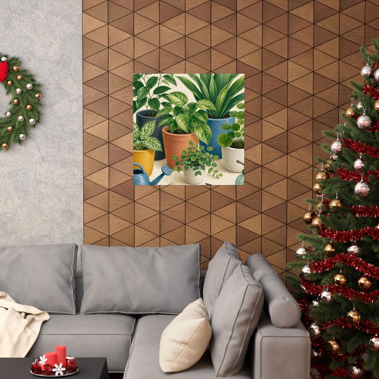 Calm Indoor Houseplant Collection Art Poster