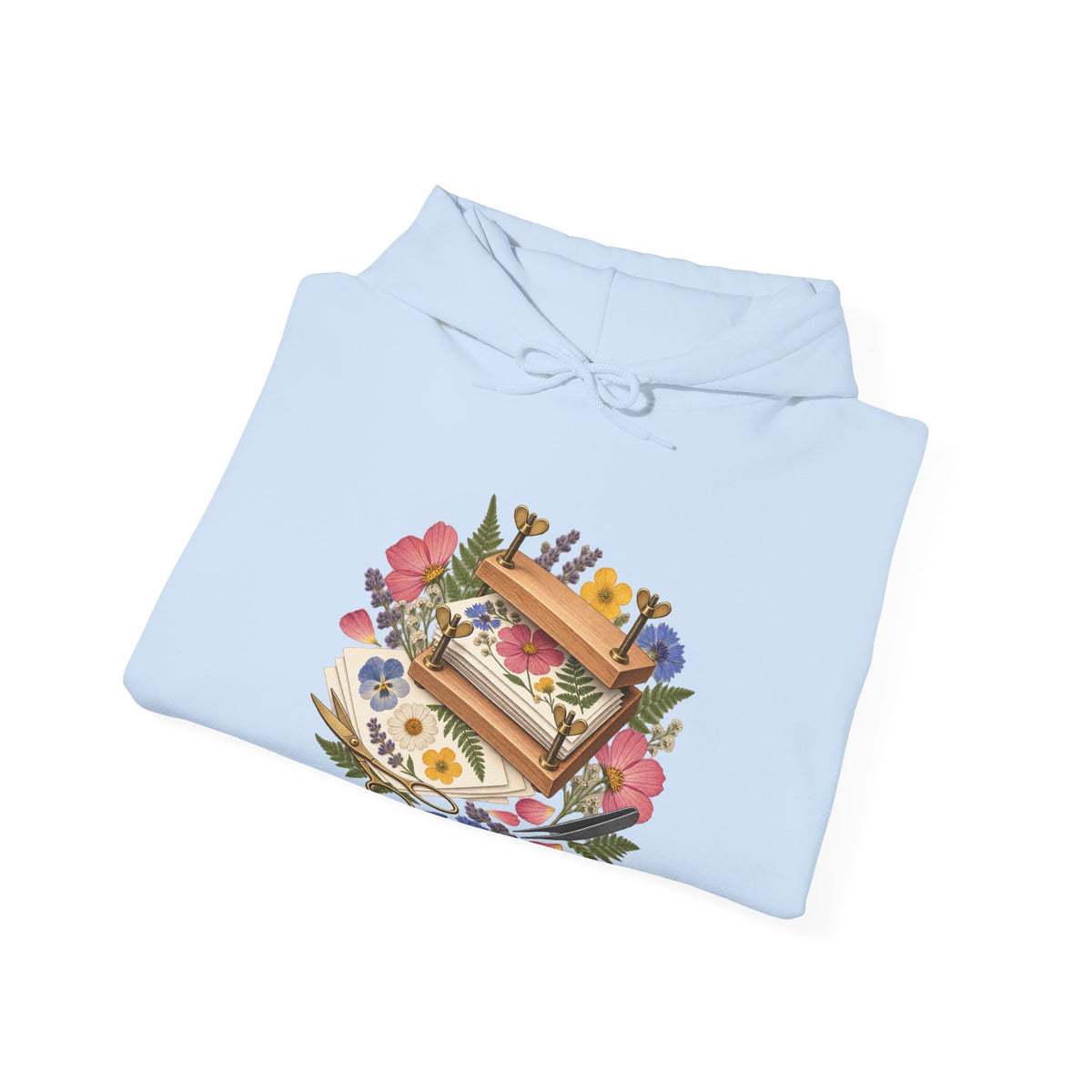 Botanical Flower Press Workshop Hoodie