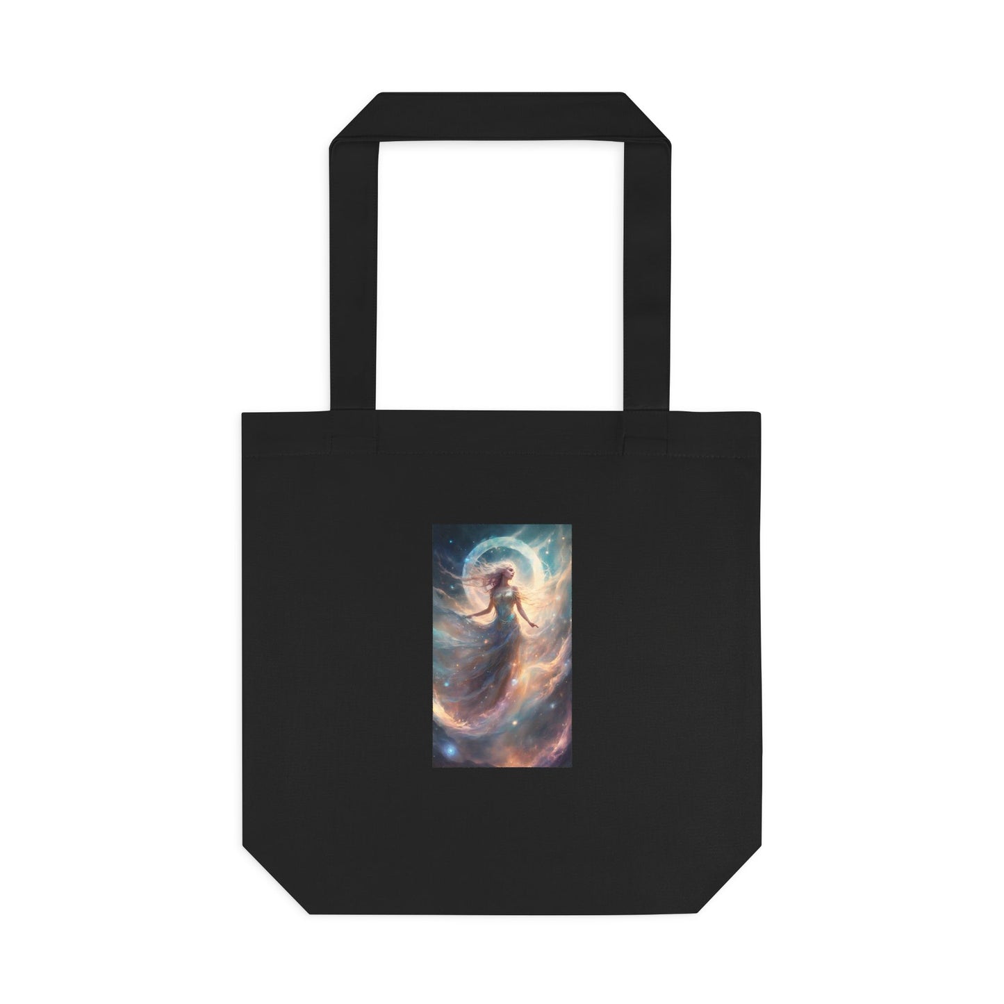 Moonlit Celestial Dancer Fantasy Portrait Tote Bag
