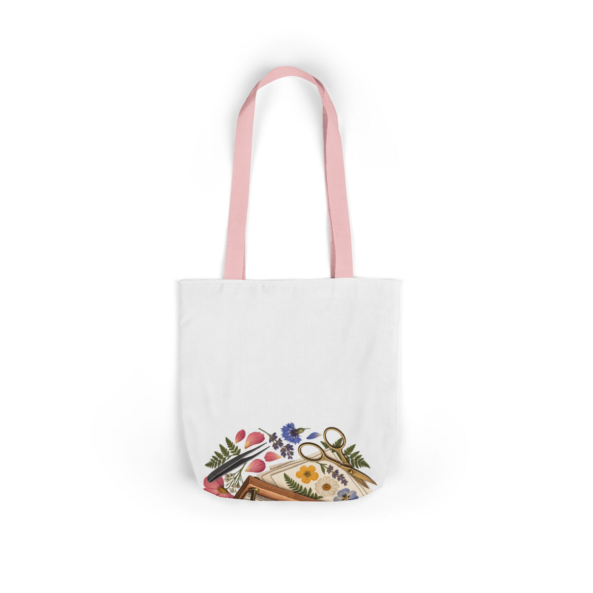 Botanical Flower Press Workshop Tote Bag