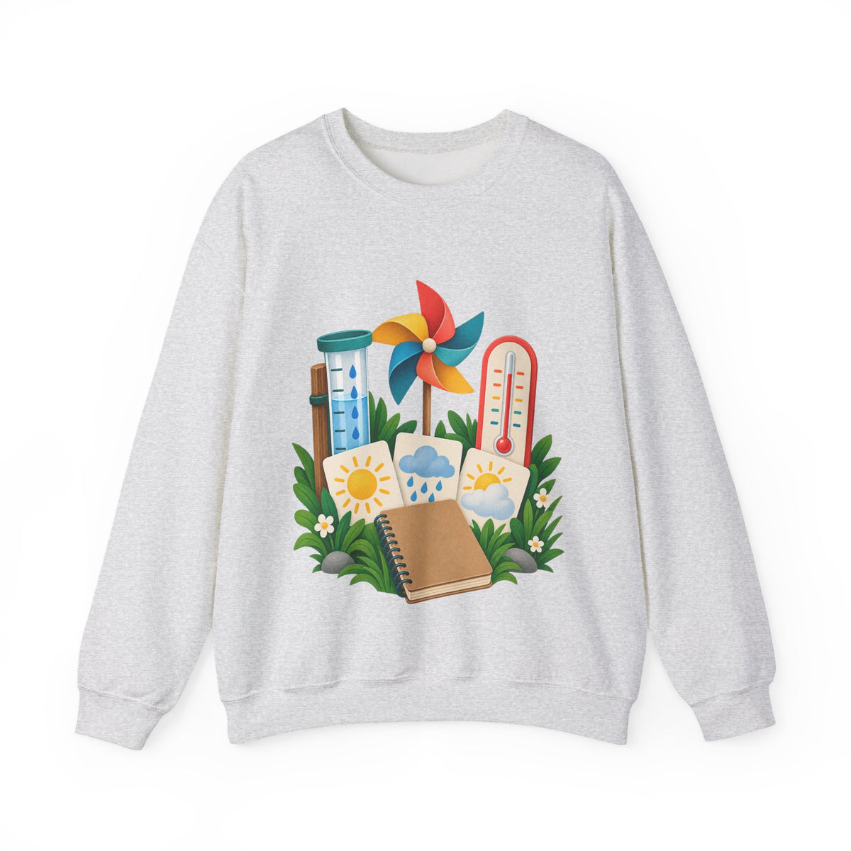 Colorful Backyard Weather Watching Kit Sweatshirt