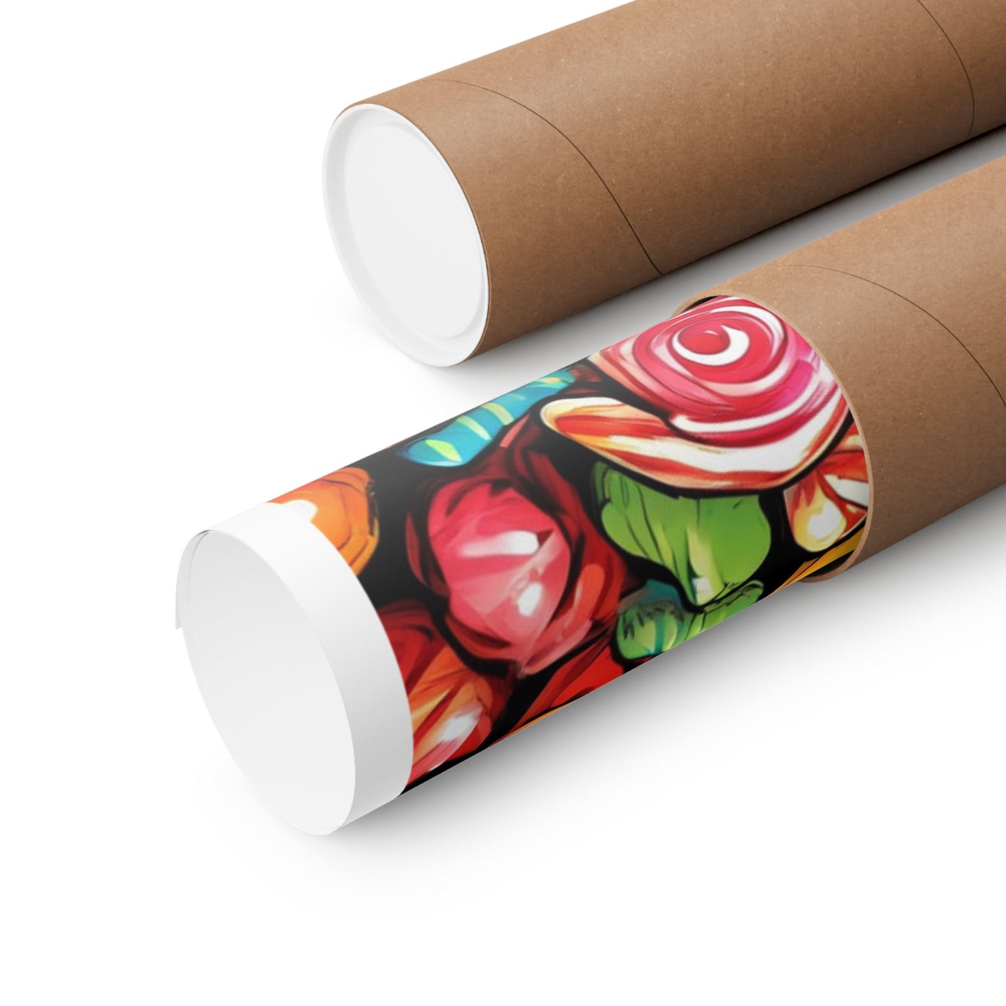 Colorful Candy Pattern Sweets Gift Art Poster