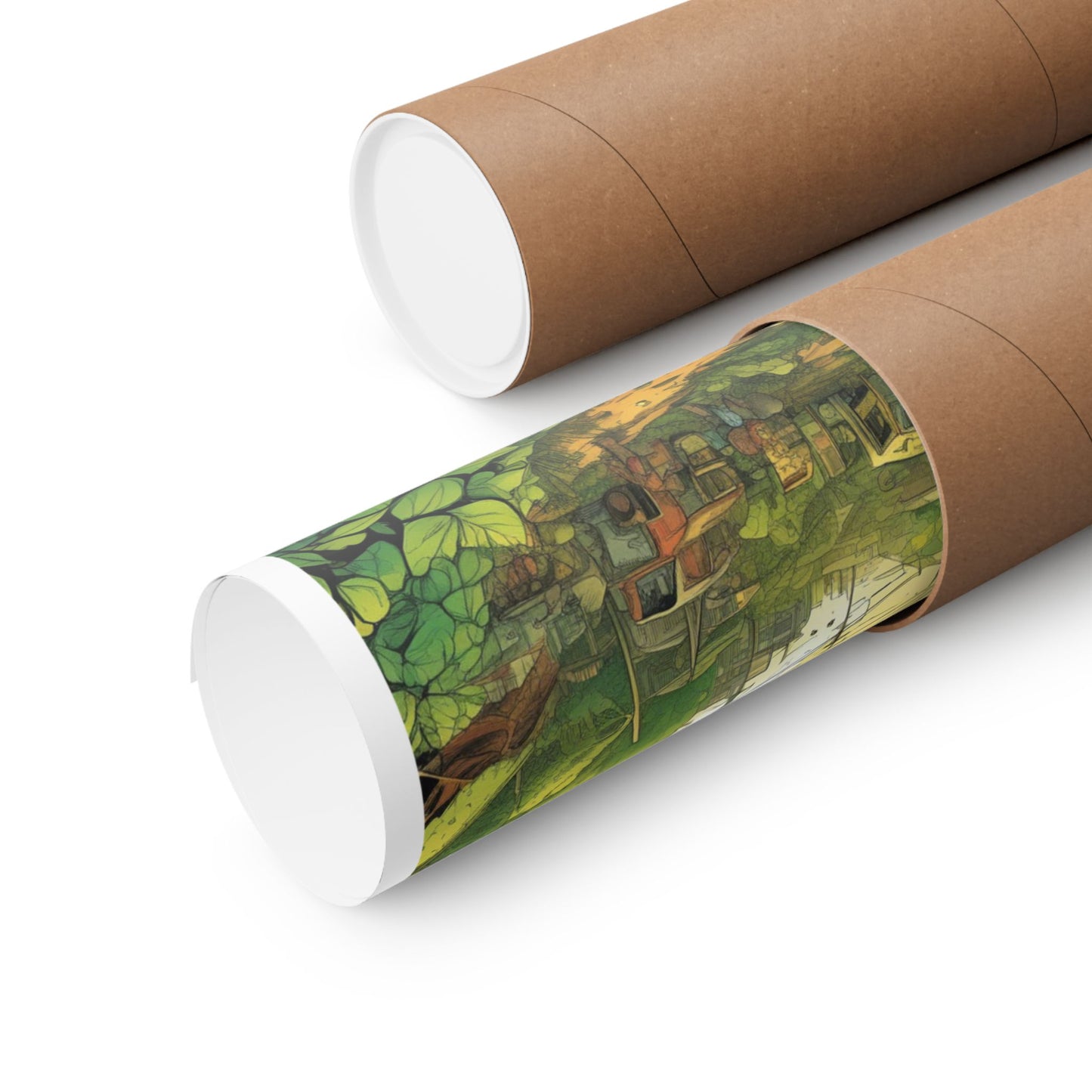 Cottage Road Landscape Nature Gift Art Poster