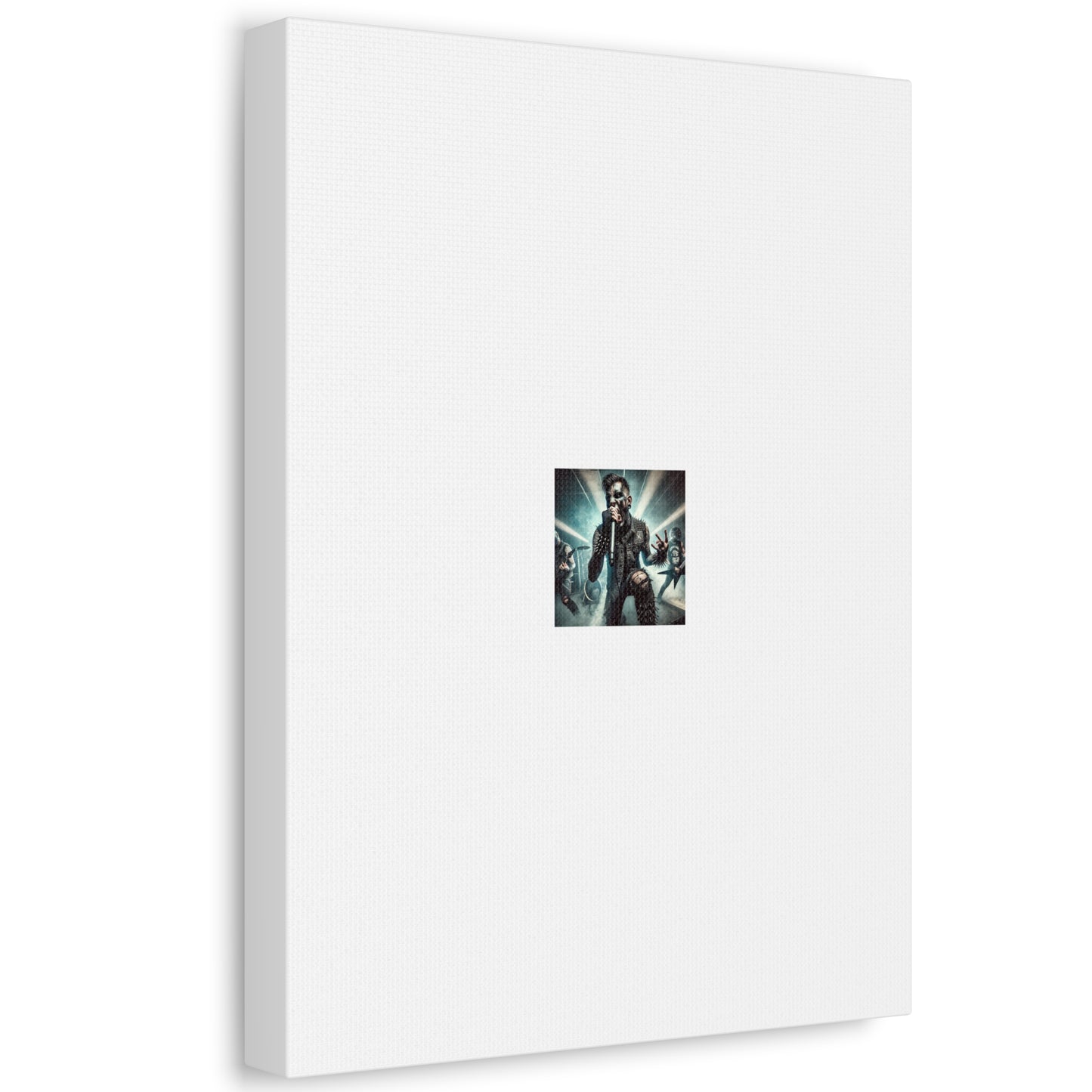 Punk Rock Vocalist Stage Energy Music Room Canvas Art