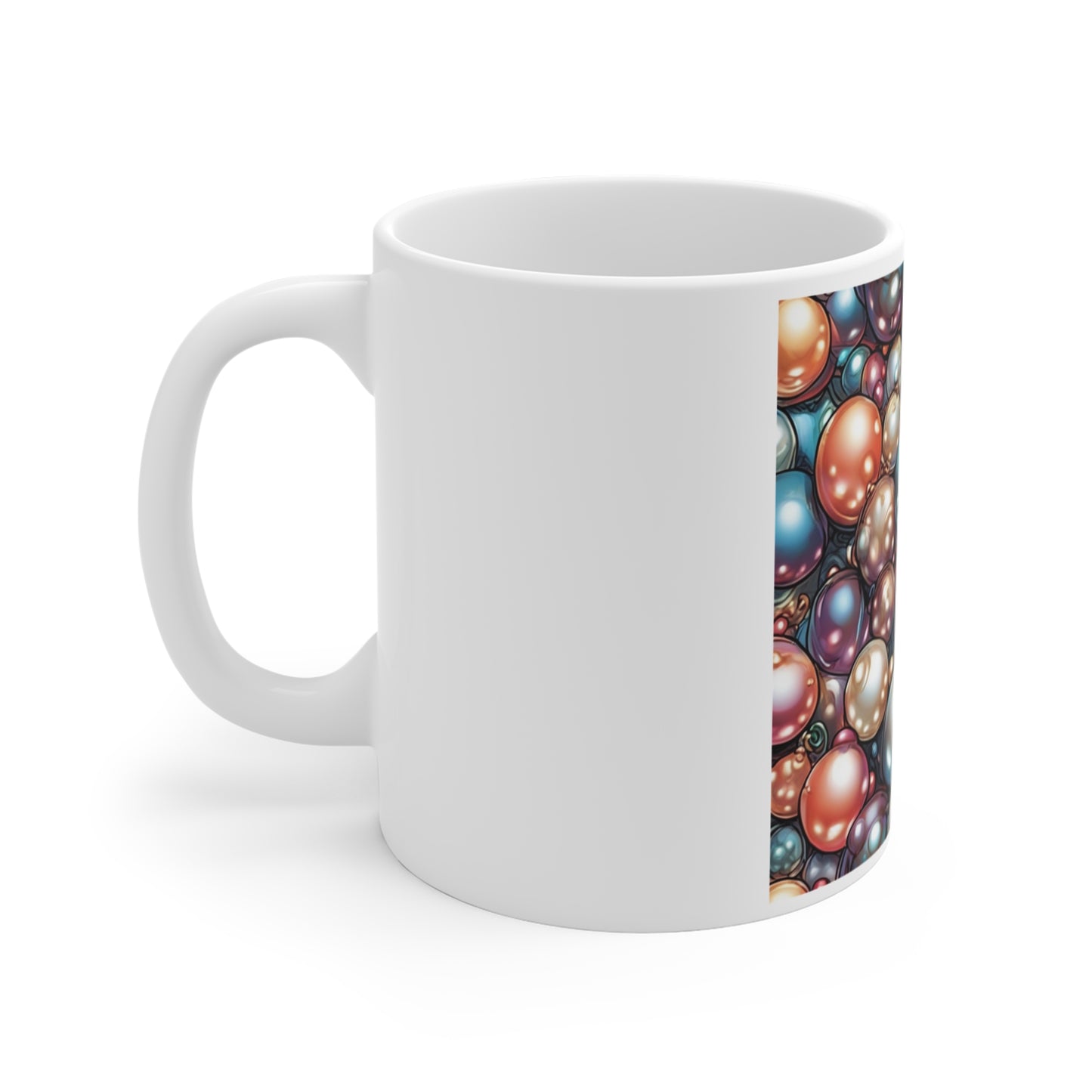Glossy Orb Marble Abstract Gift Art Coffee Mug