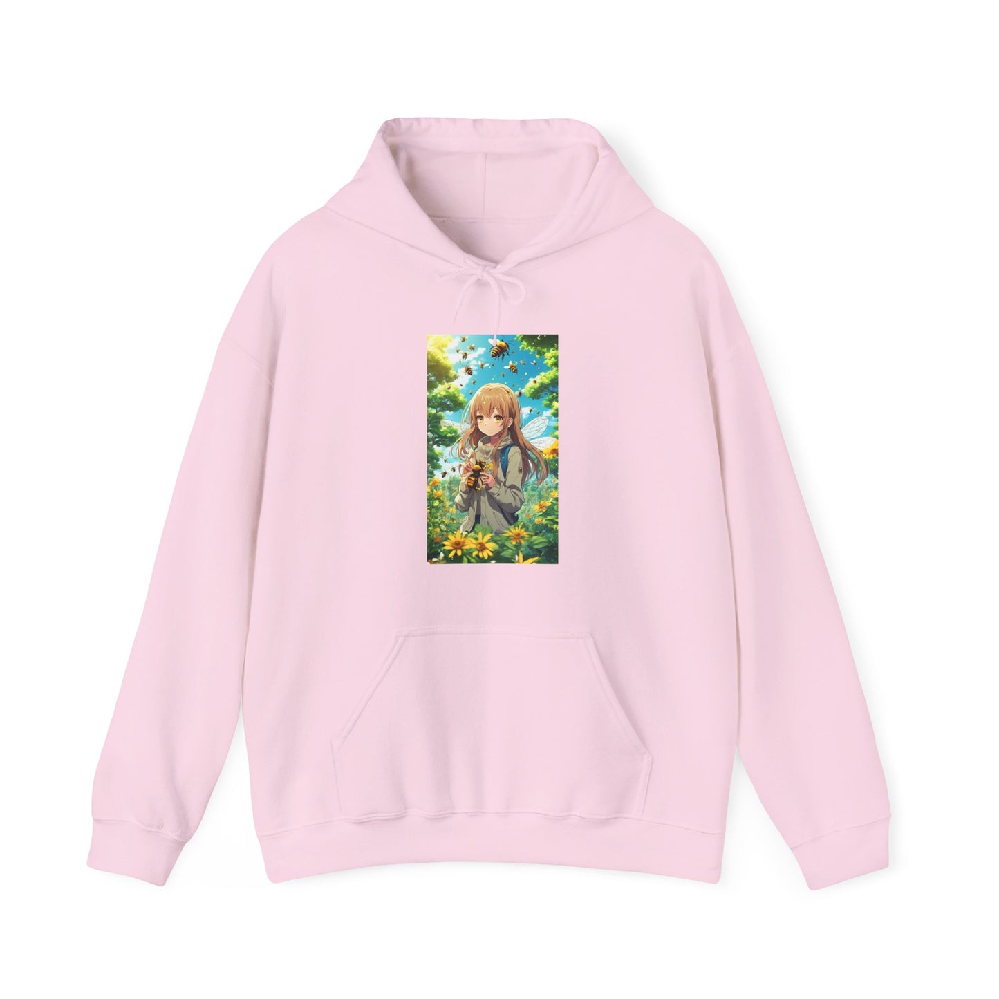 Bee Fairy Garden Anime Nature Art Hoodie