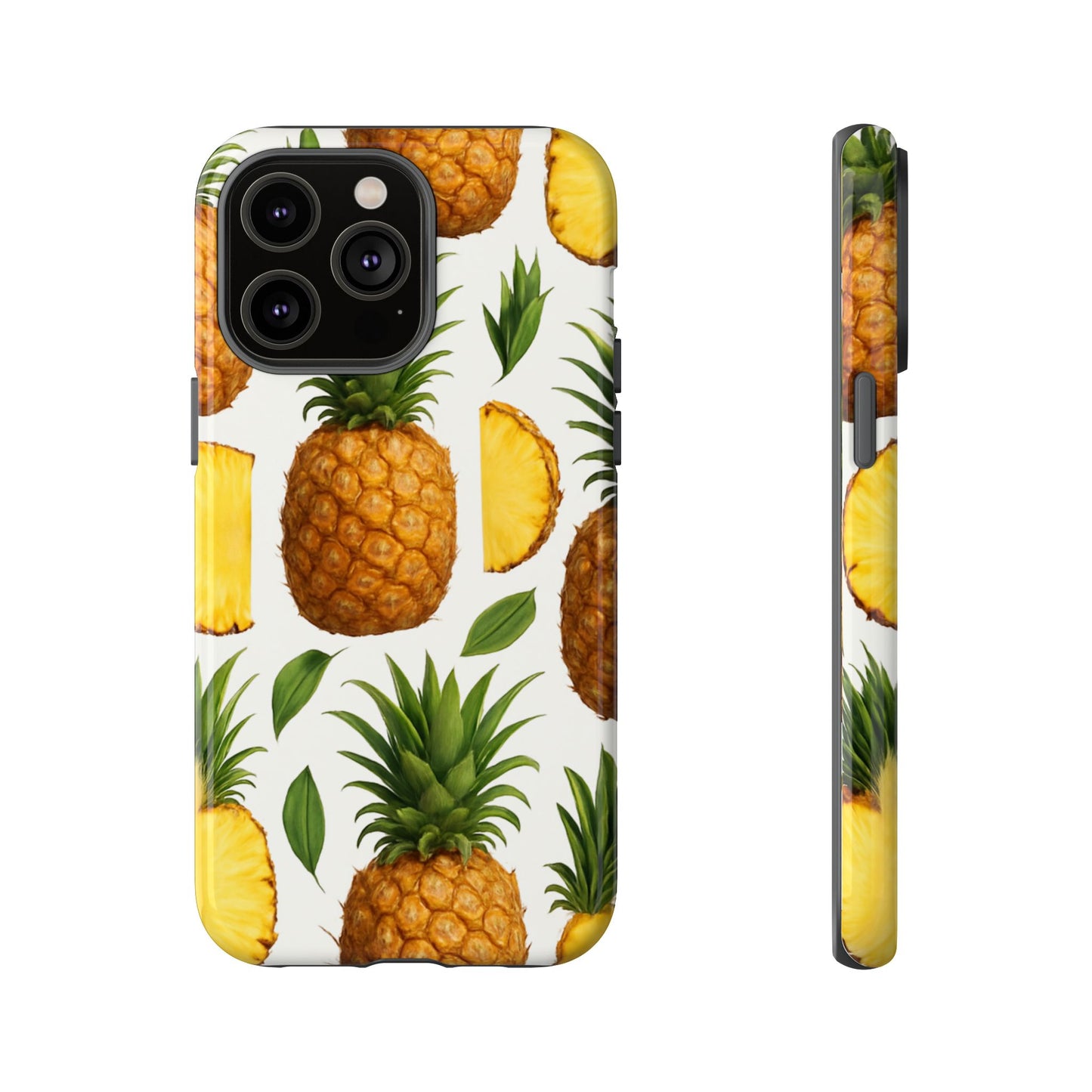 Pineapple Phone Case - Tough Cases, Tropical Phone Cover, Summer Vibe Accessories, Cute Pineapple Design, Fun Gift for Fruit Lovers