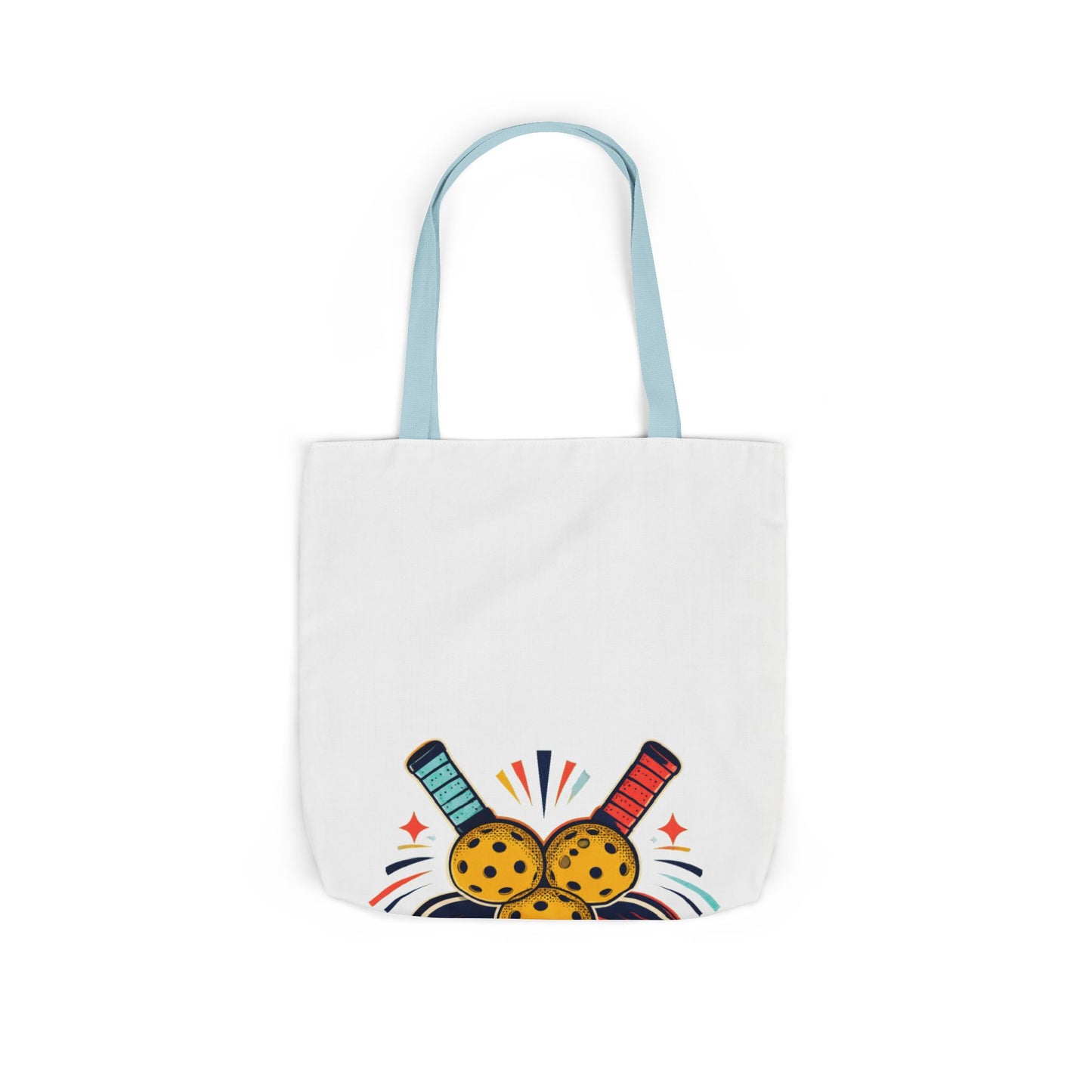 Retro Pickleball Paddles Recreational Sports Tote Bag
