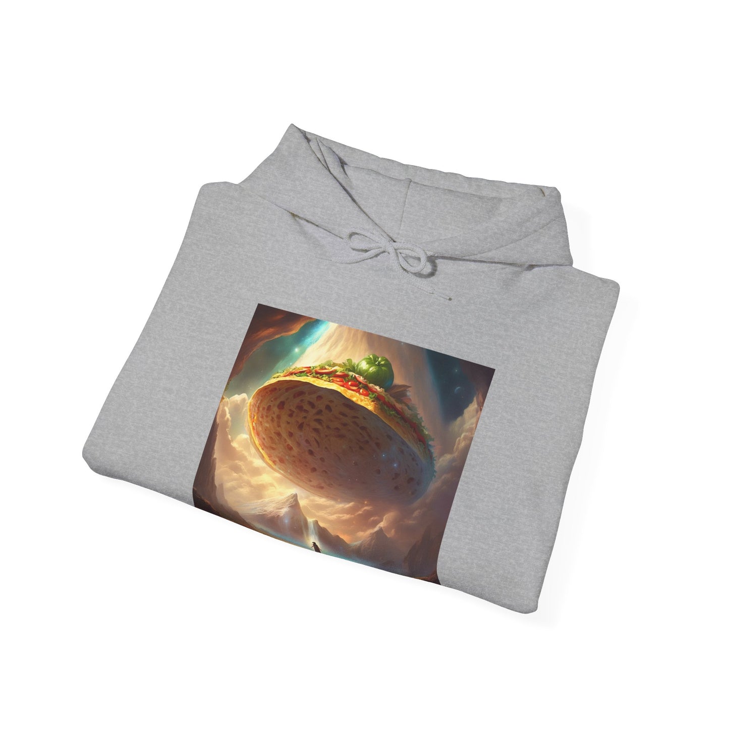 Cosmic Taco UFO Surreal Food Fantasy Art Hoodie