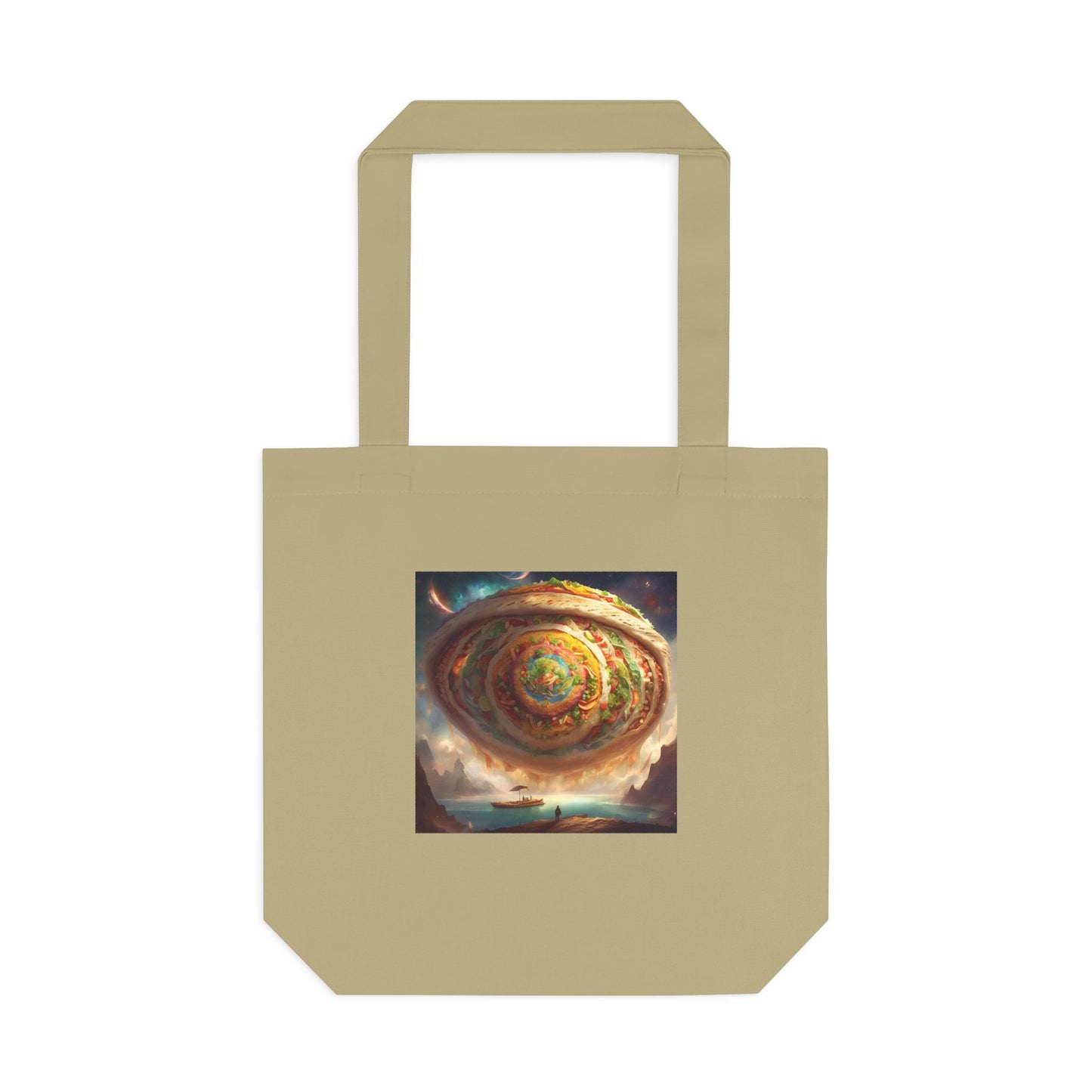 Cosmic Taco Portal Surreal Food Fantasy Art Tote Bag