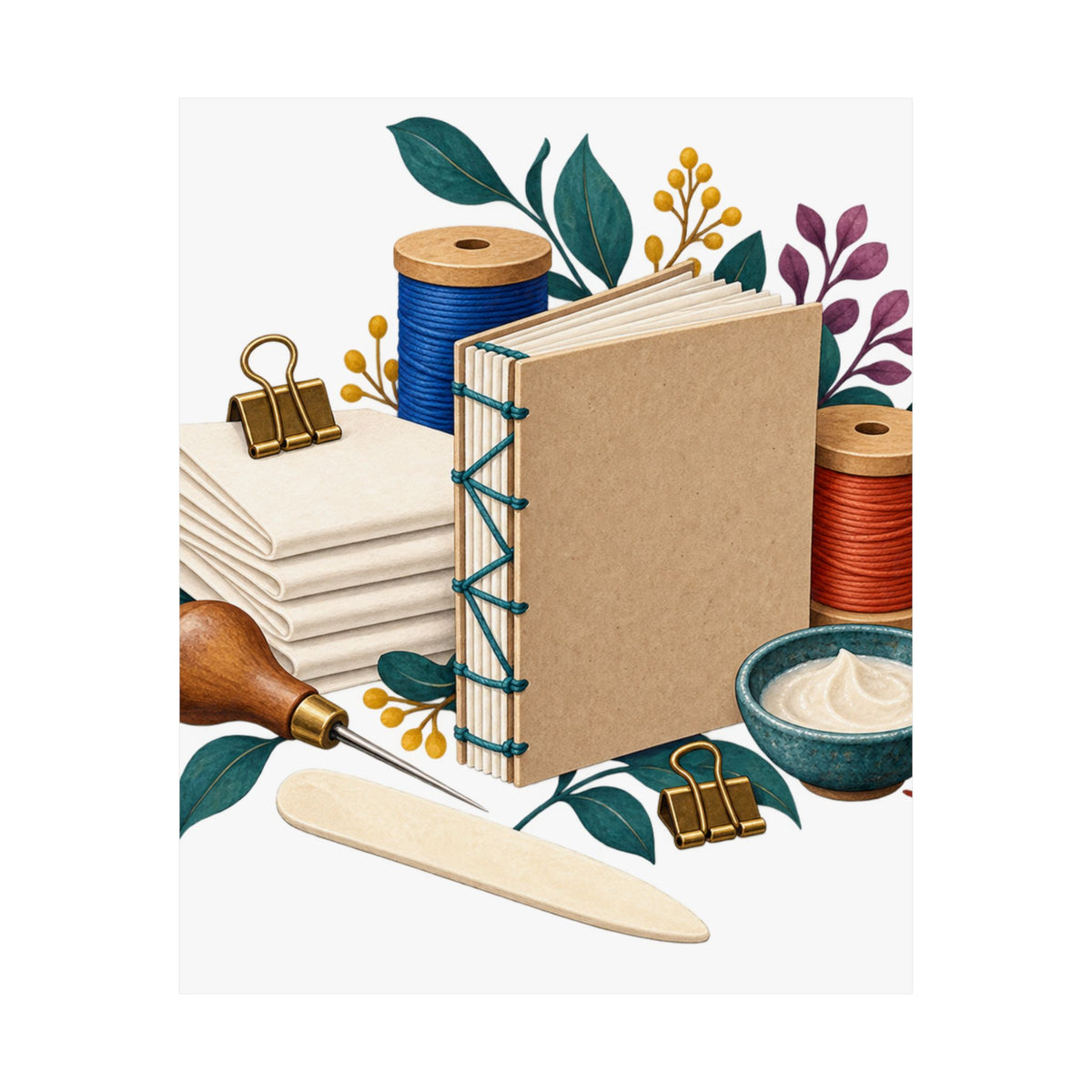 Hand Bookbinding Workshop Poster
