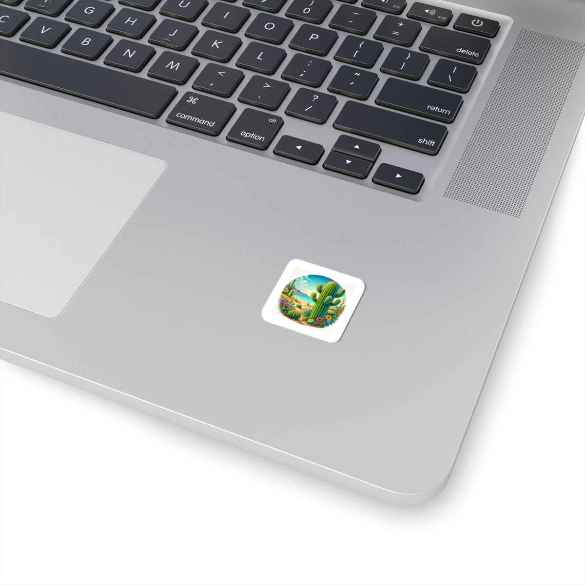 Desert Cactus Bloom Garden Sticker for Plant Lover Gear Gift