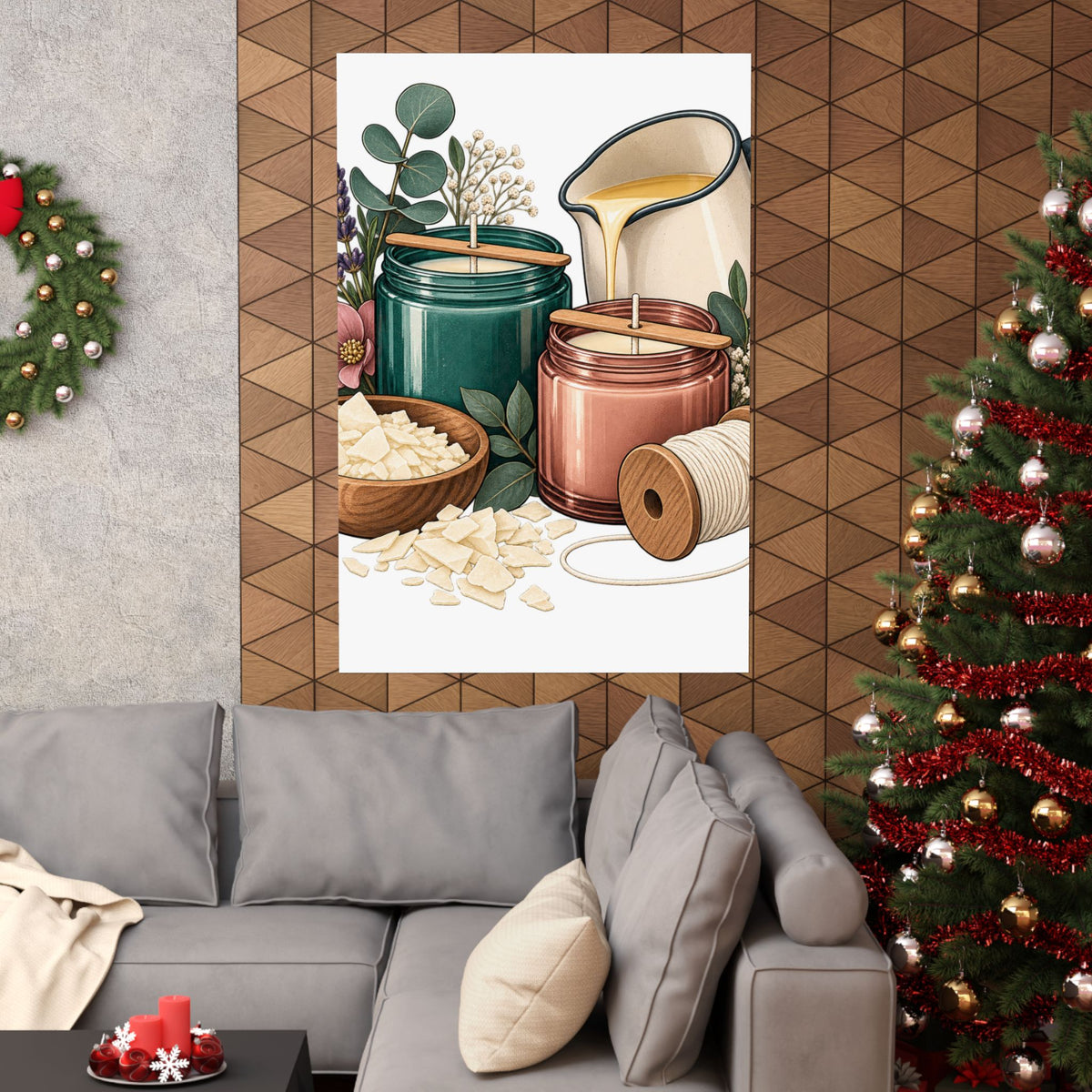 Artisan Candle Making Workshop Poster