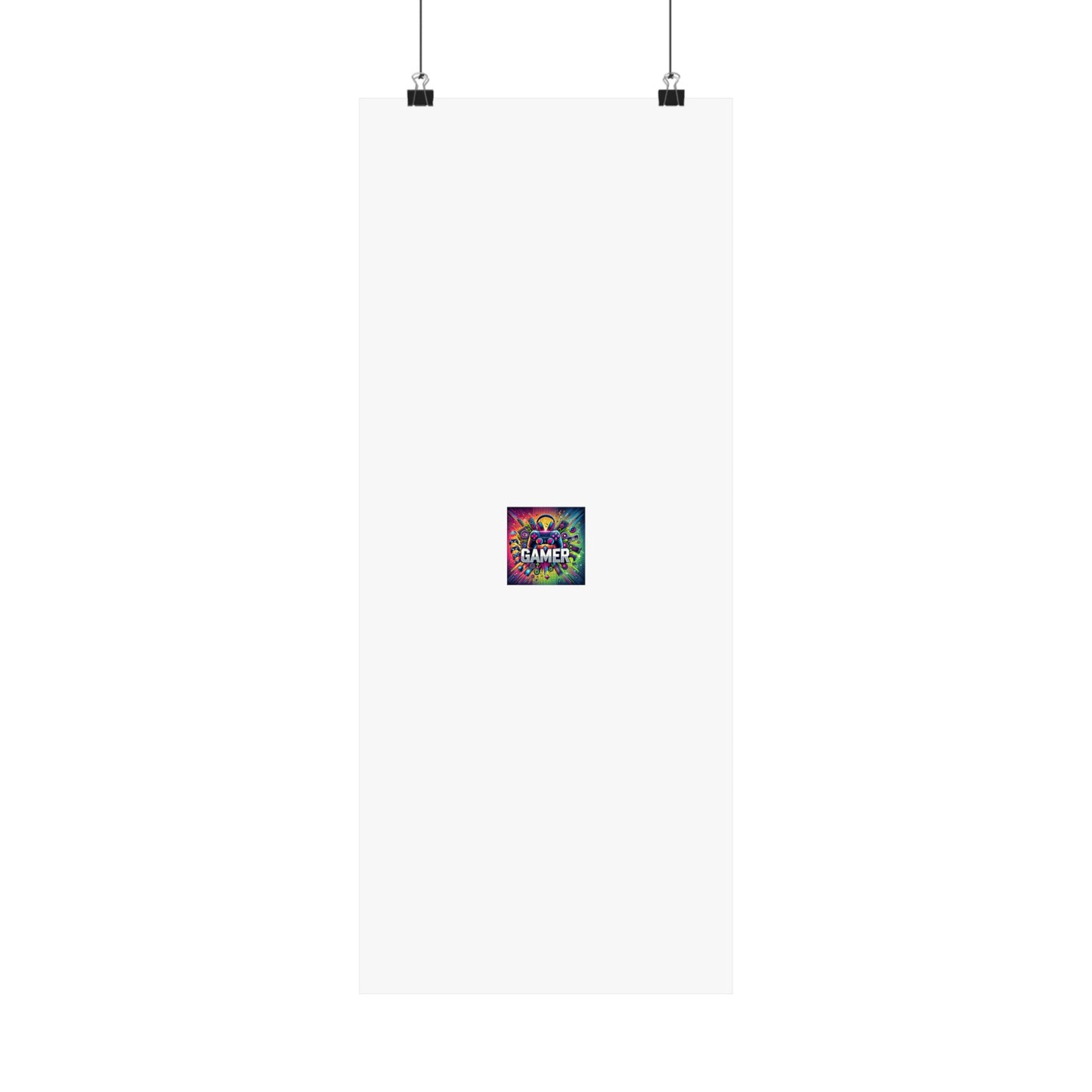 Neon Gamer Energy Retro Arcade Gaming Wall Art Poster
