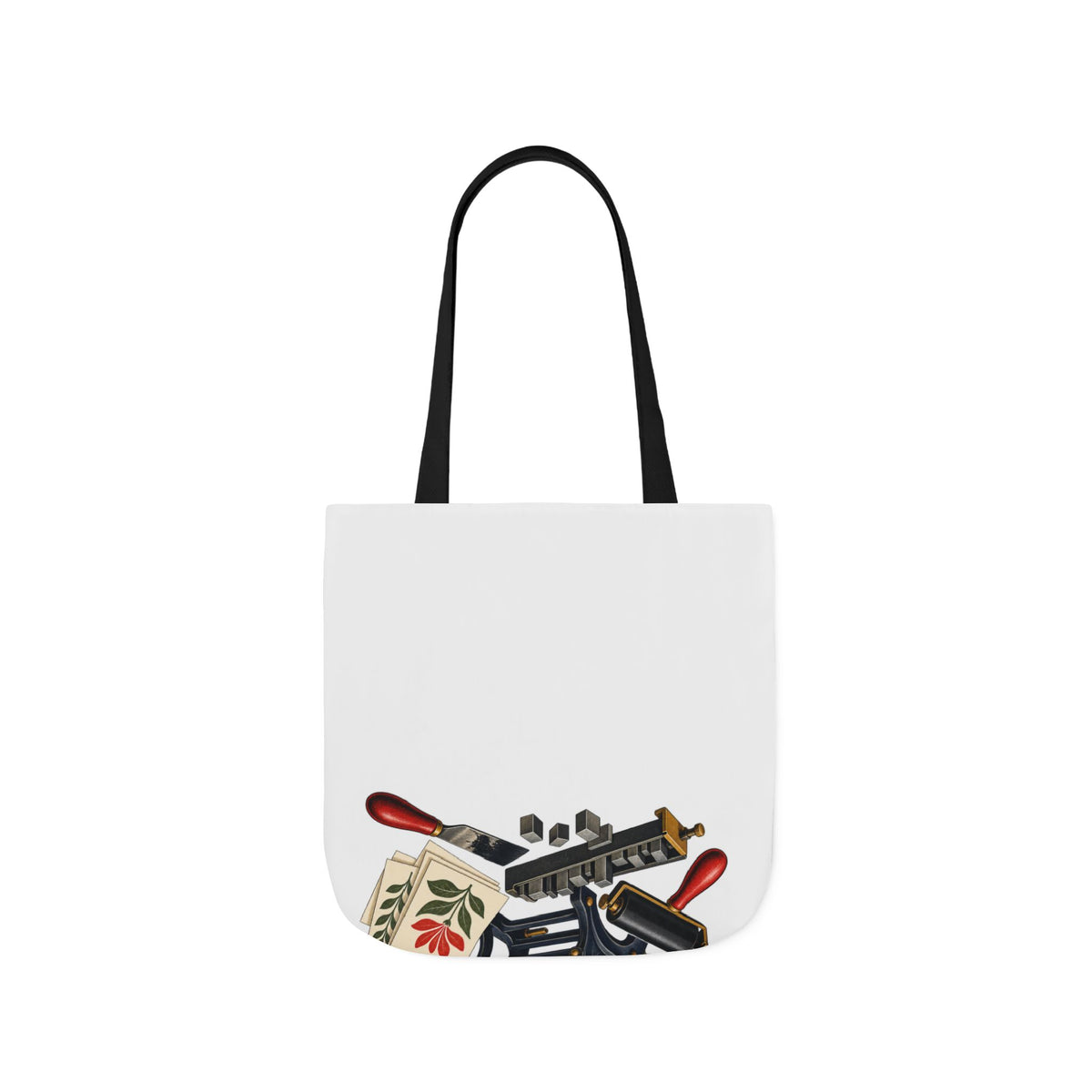 Botanical Letterpress Printshop Tote Bag