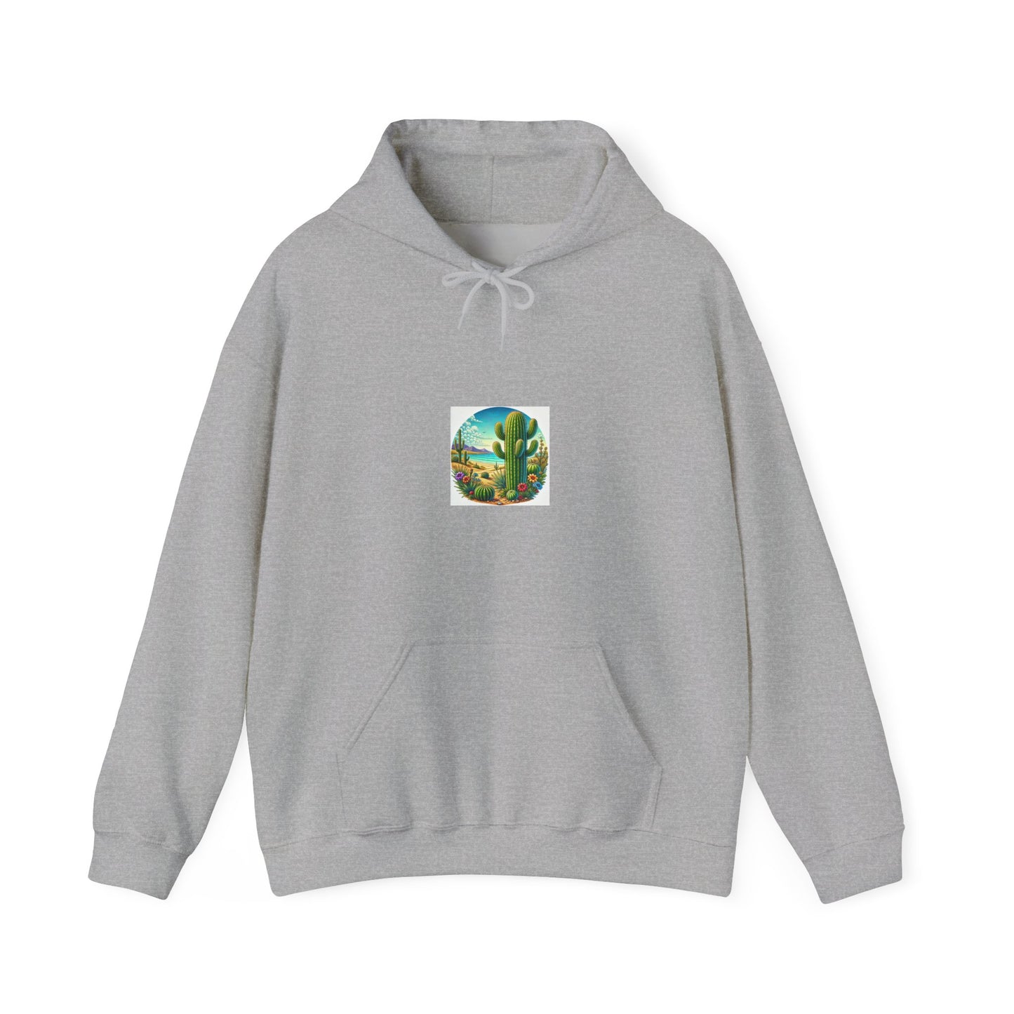Desert Cactus Bloom Garden Botanical Graphic Hoodie Plant Lover Gift