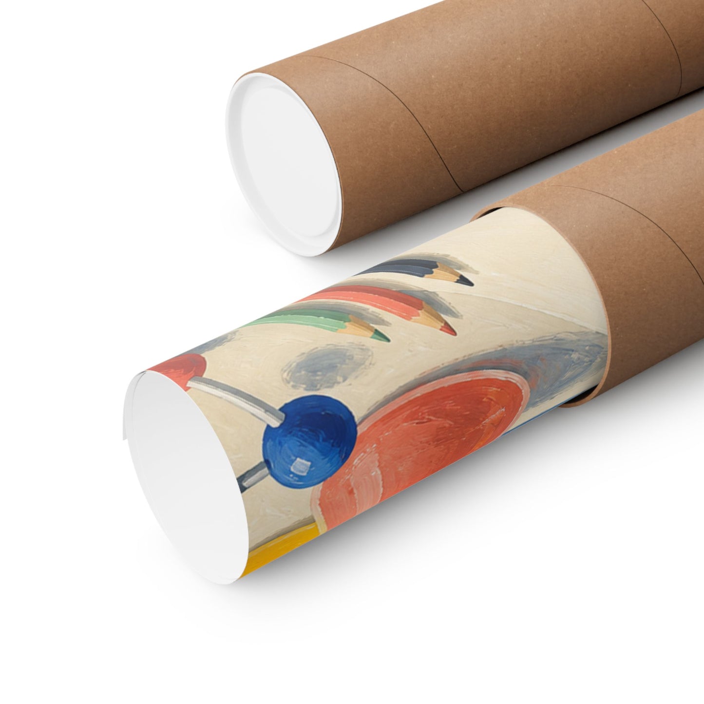 Colorful Science Lab Learning Art Poster