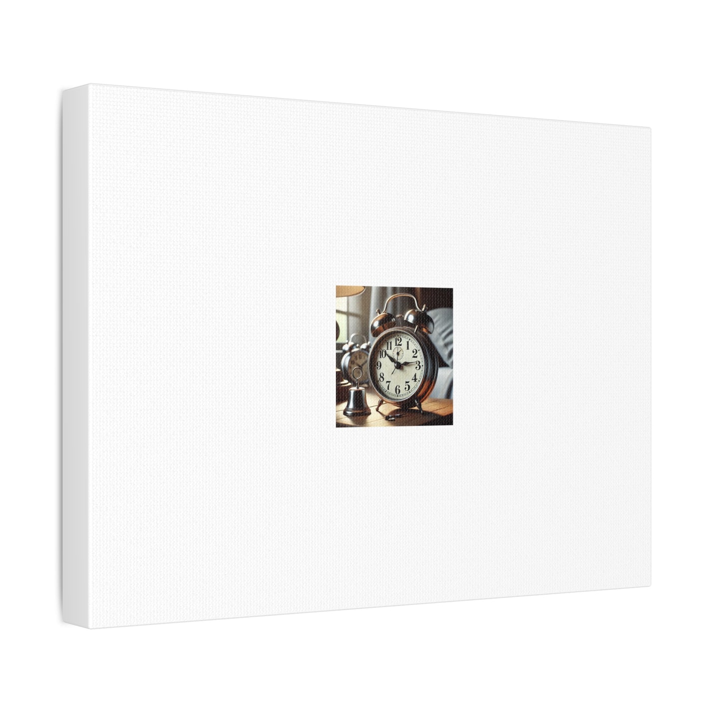 Vintage Alarm Clock Morning Routine Classic Clock Canvas Art