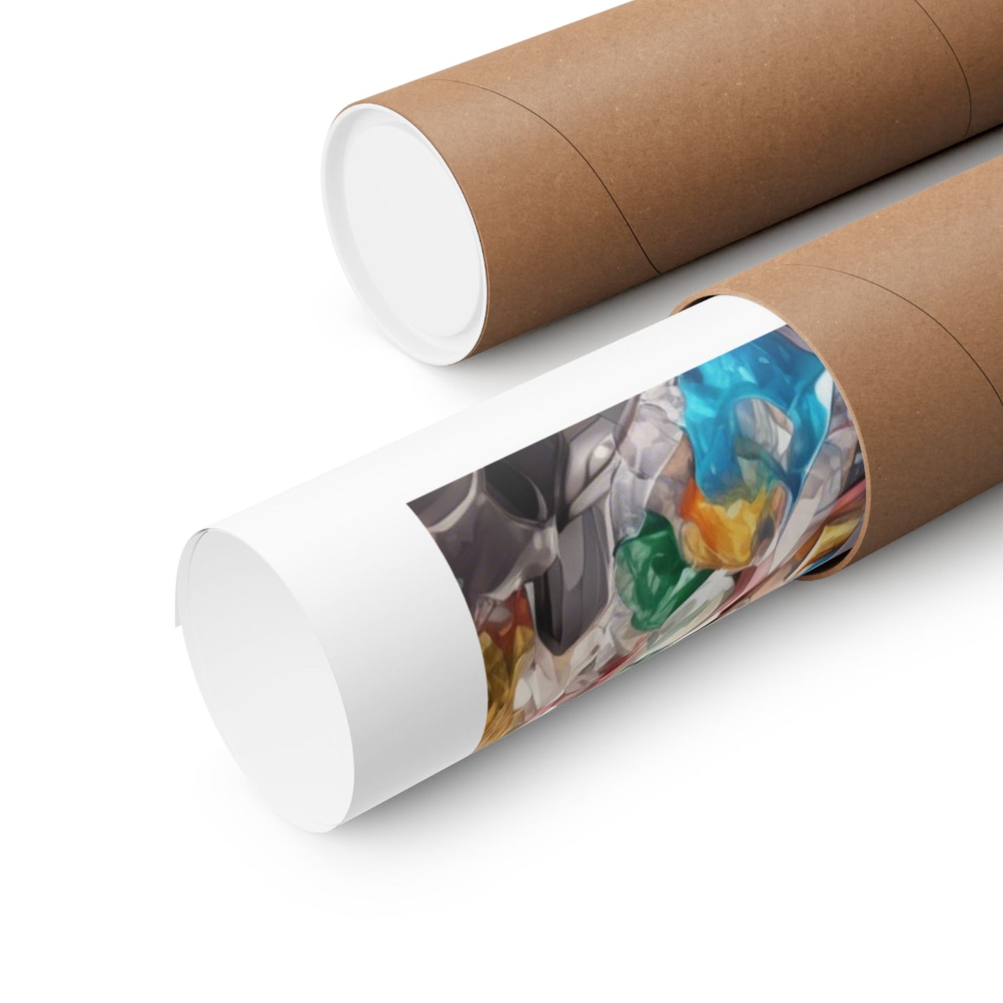 Recycling Day Anime Schoolgirl Eco Street Art Poster