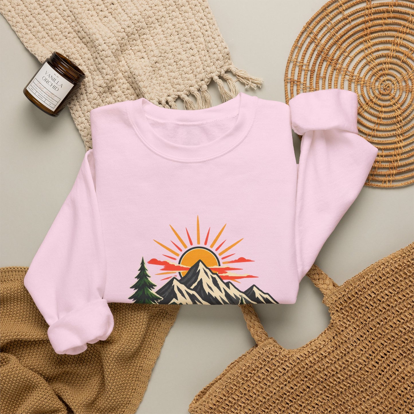 Sunrise Mountain Trail Outdoor Adventure Sweatshirt