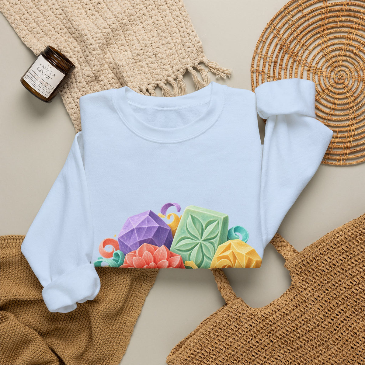 Colorful Soap Carving Workshop Sweatshirt
