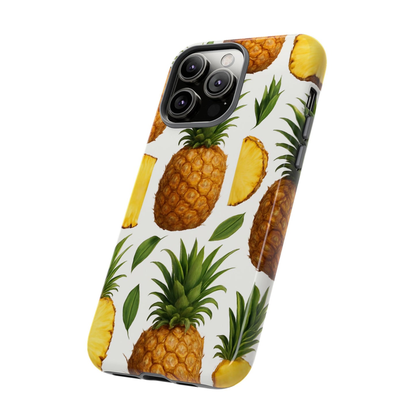 Pineapple Phone Case - Tough Cases, Tropical Phone Cover, Summer Vibe Accessories, Cute Pineapple Design, Fun Gift for Fruit Lovers