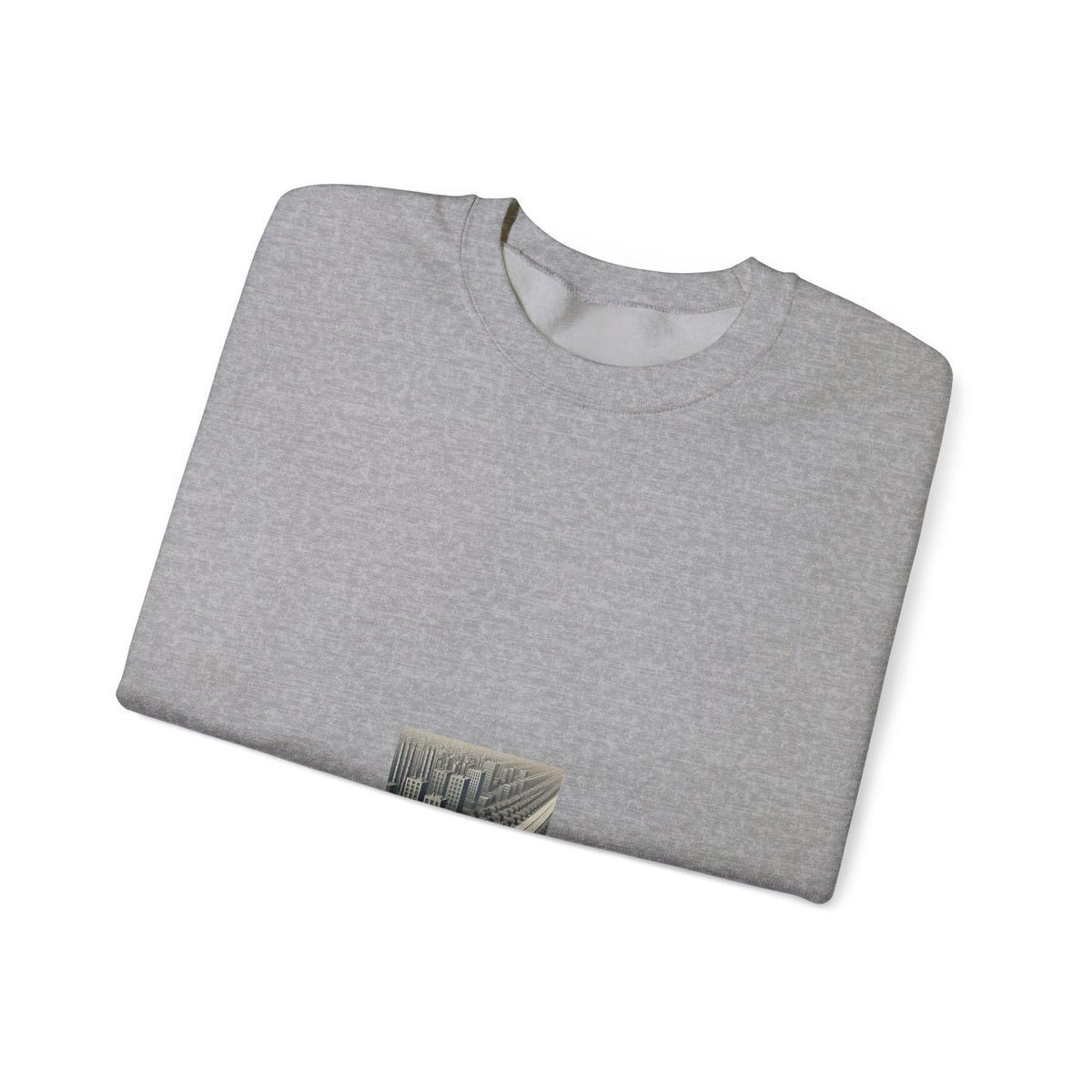 Monochrome Urban Factory Cityscape Crewneck Sweatshirt City Gift